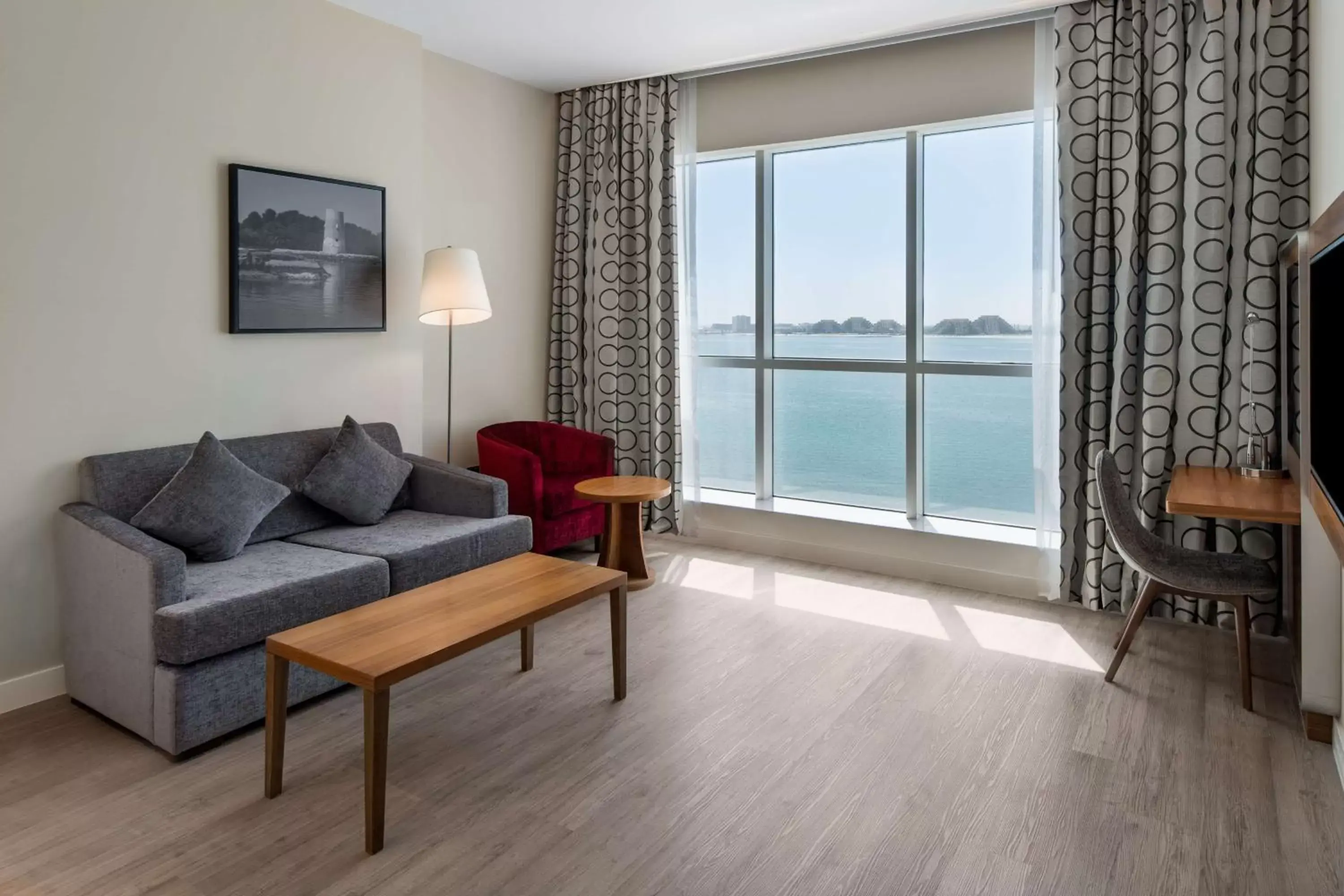 View (from property/room), Seating Area in Radisson Resort Ras Al Khaimah Marjan Island