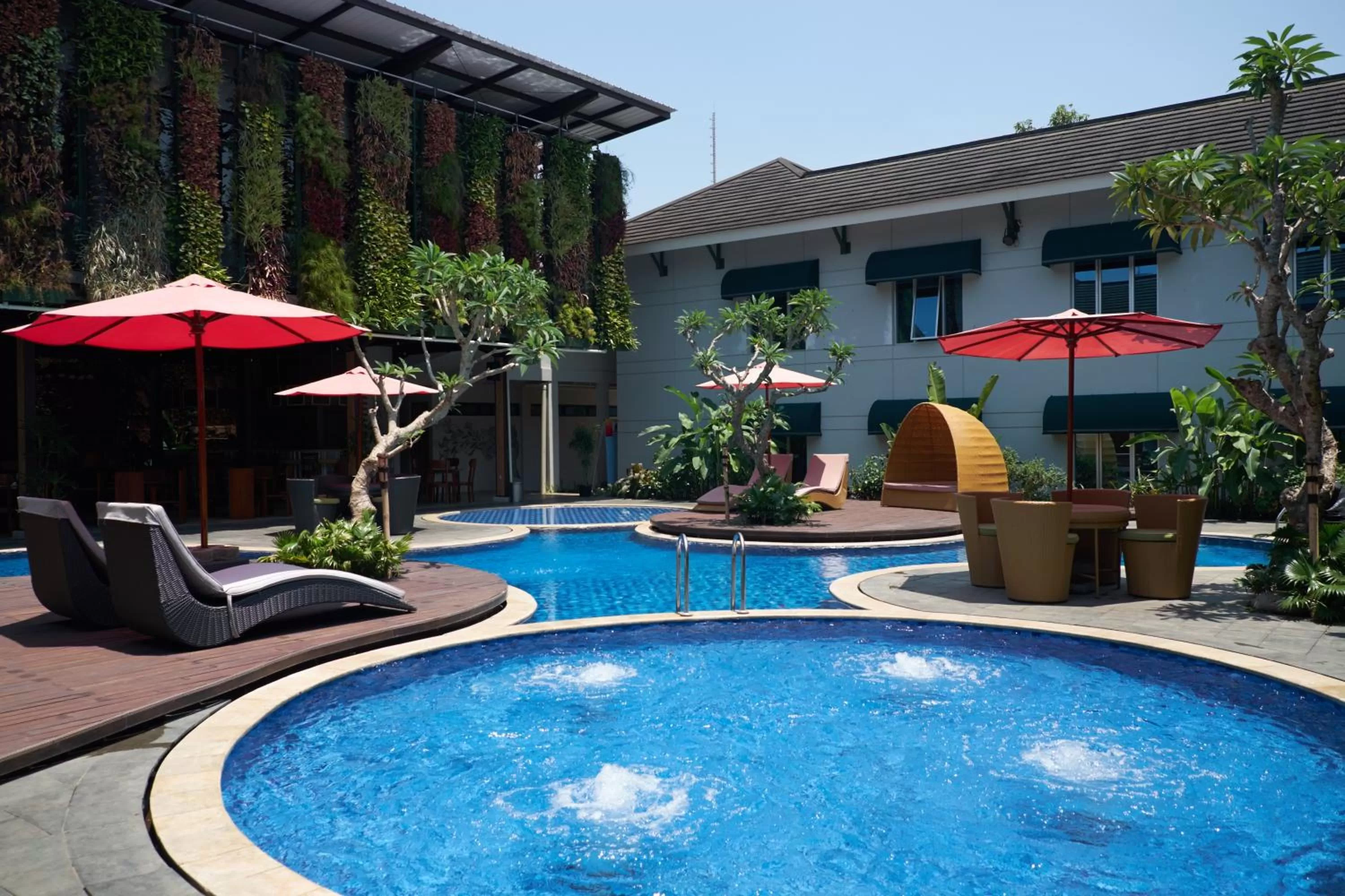 Pool view in Patra Bandung Hotel