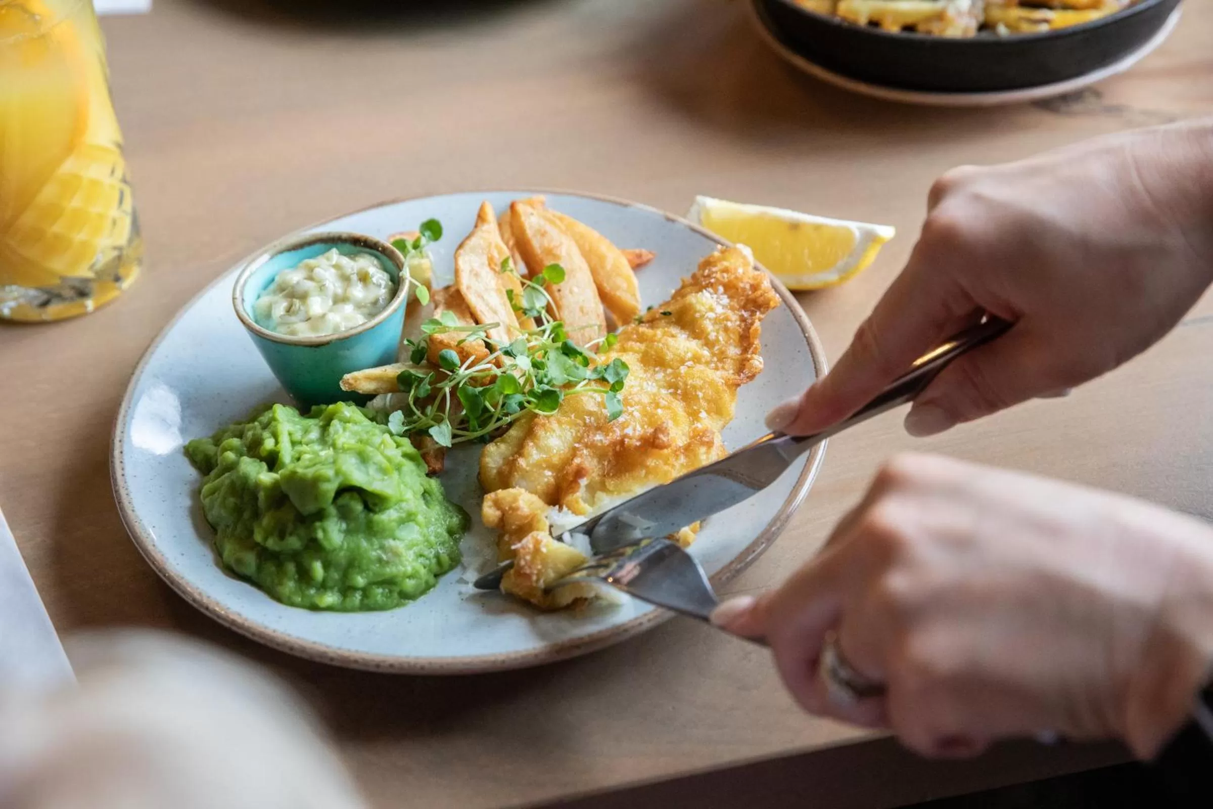 Food close-up in Park Head Hotel