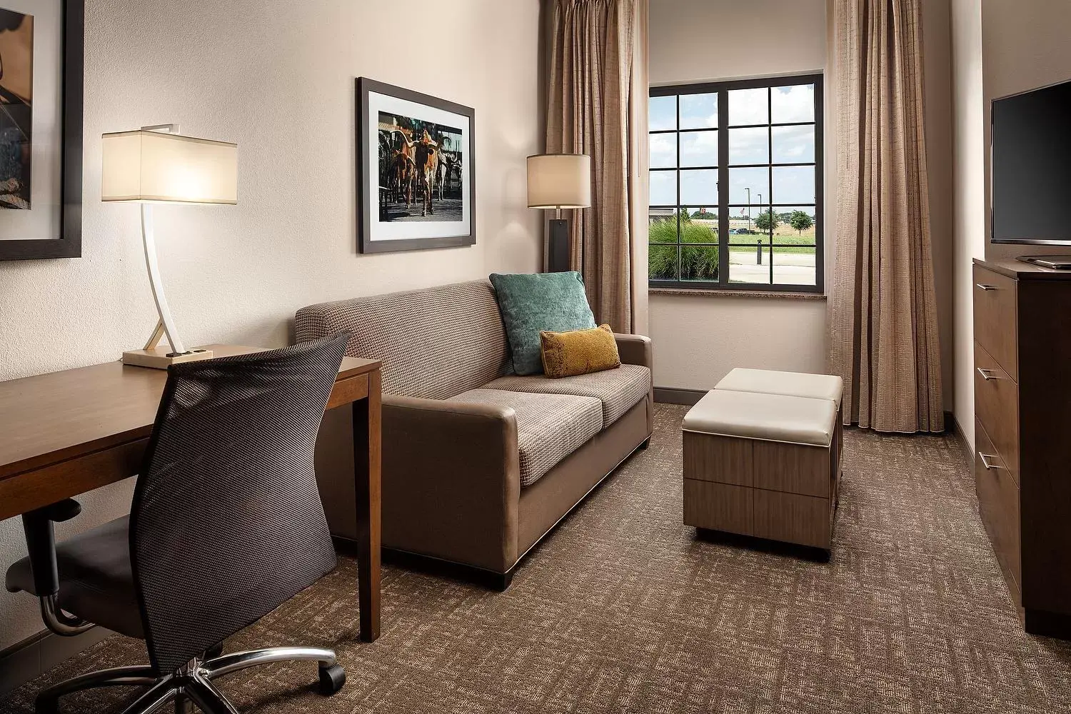 Living room, Seating Area in Staybridge Suites West Fort Worth, an IHG Hotel