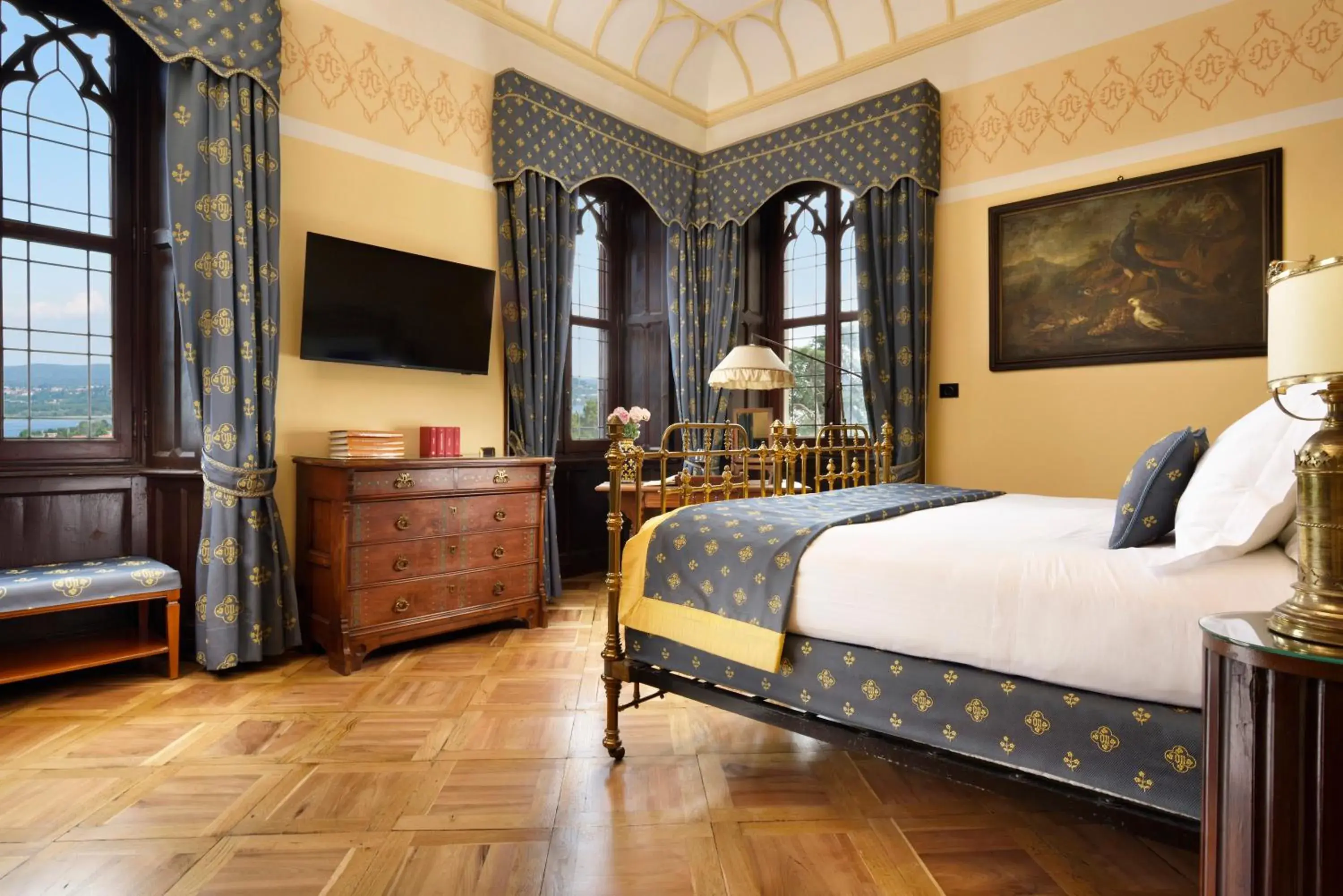 Bedroom, Bed in Castello Dal Pozzo Hotel