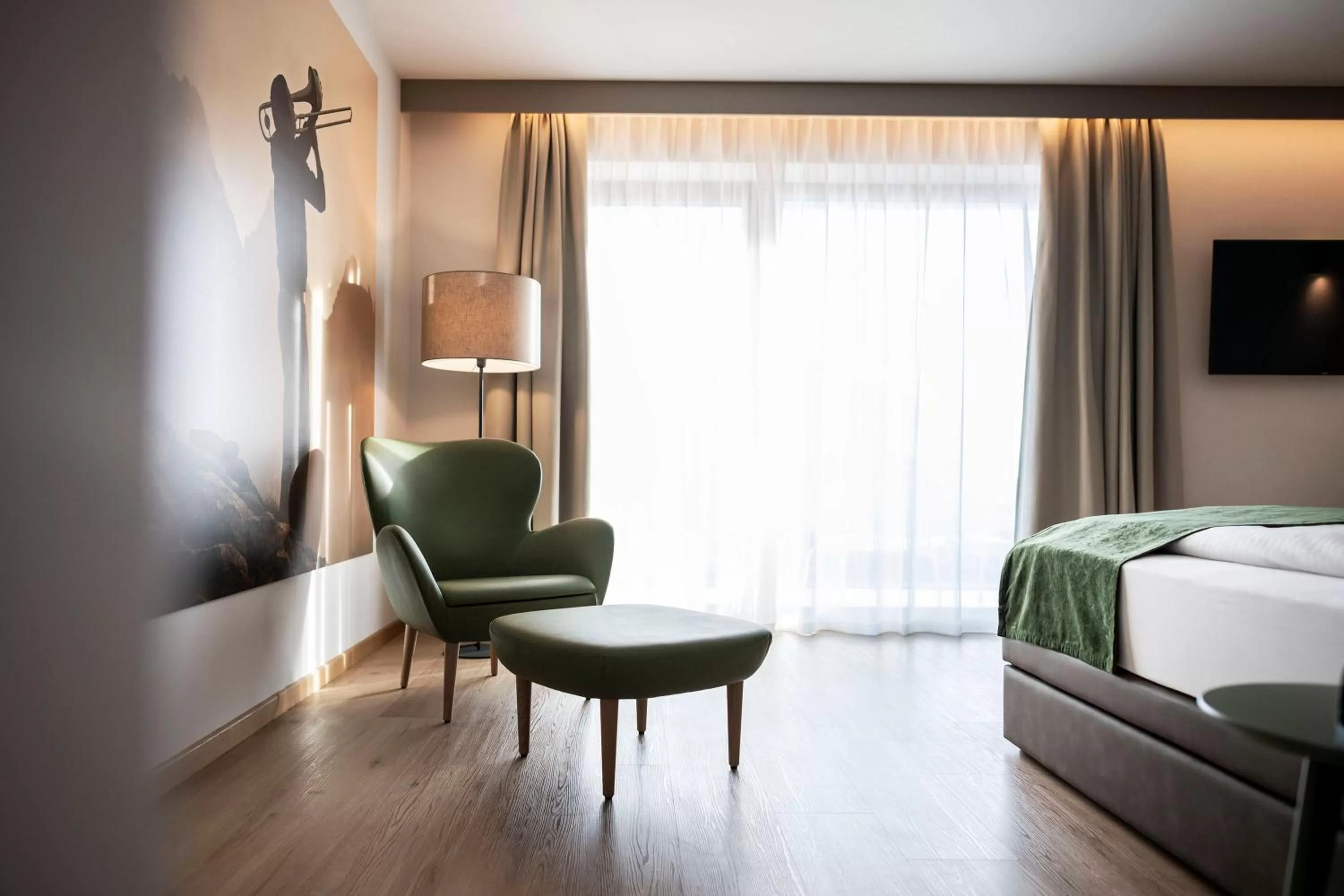 Decorative detail, Bed in Be Place Adult Friendly Hotel