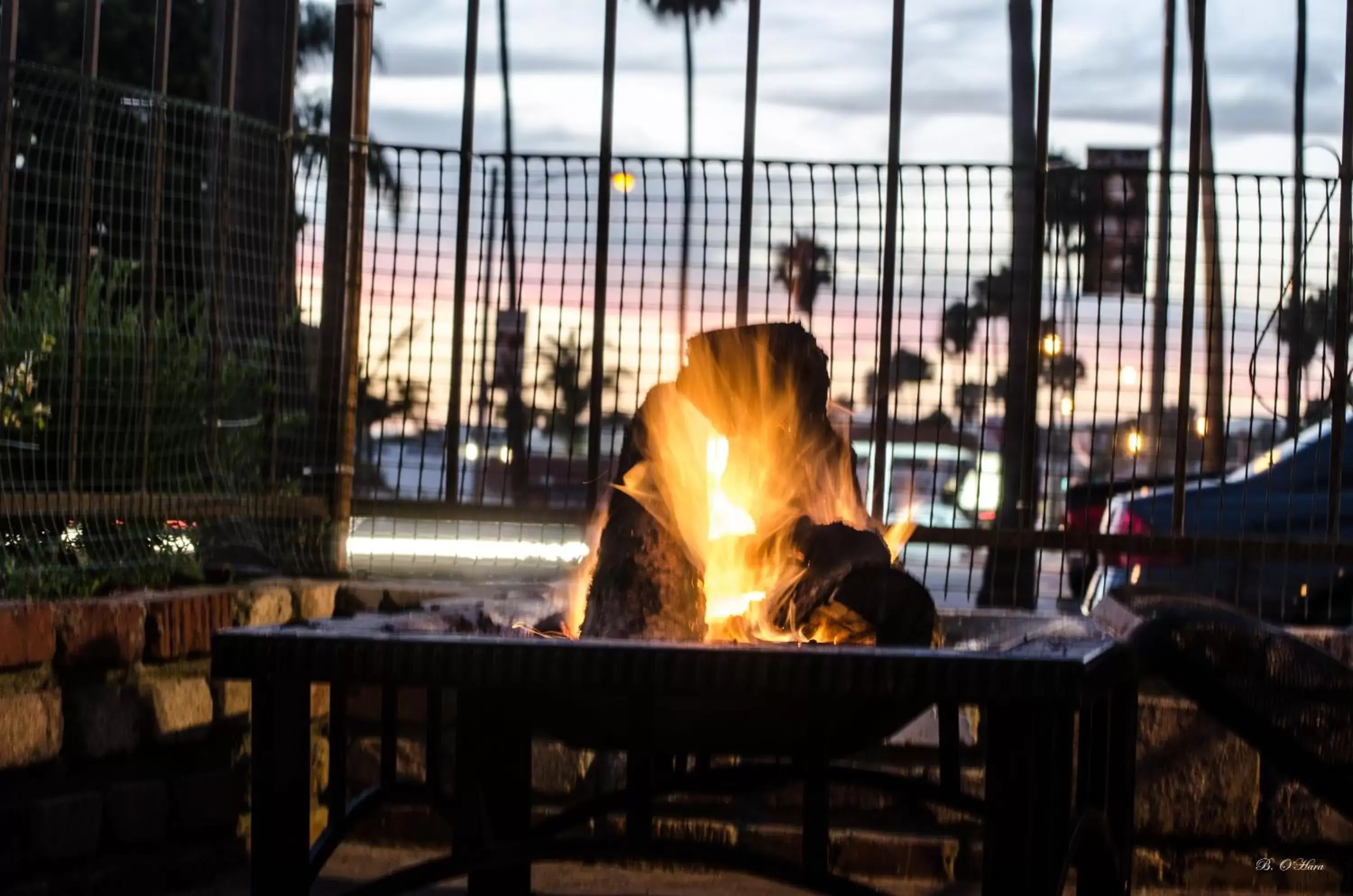 Patio in The Patriots Boutique Motel