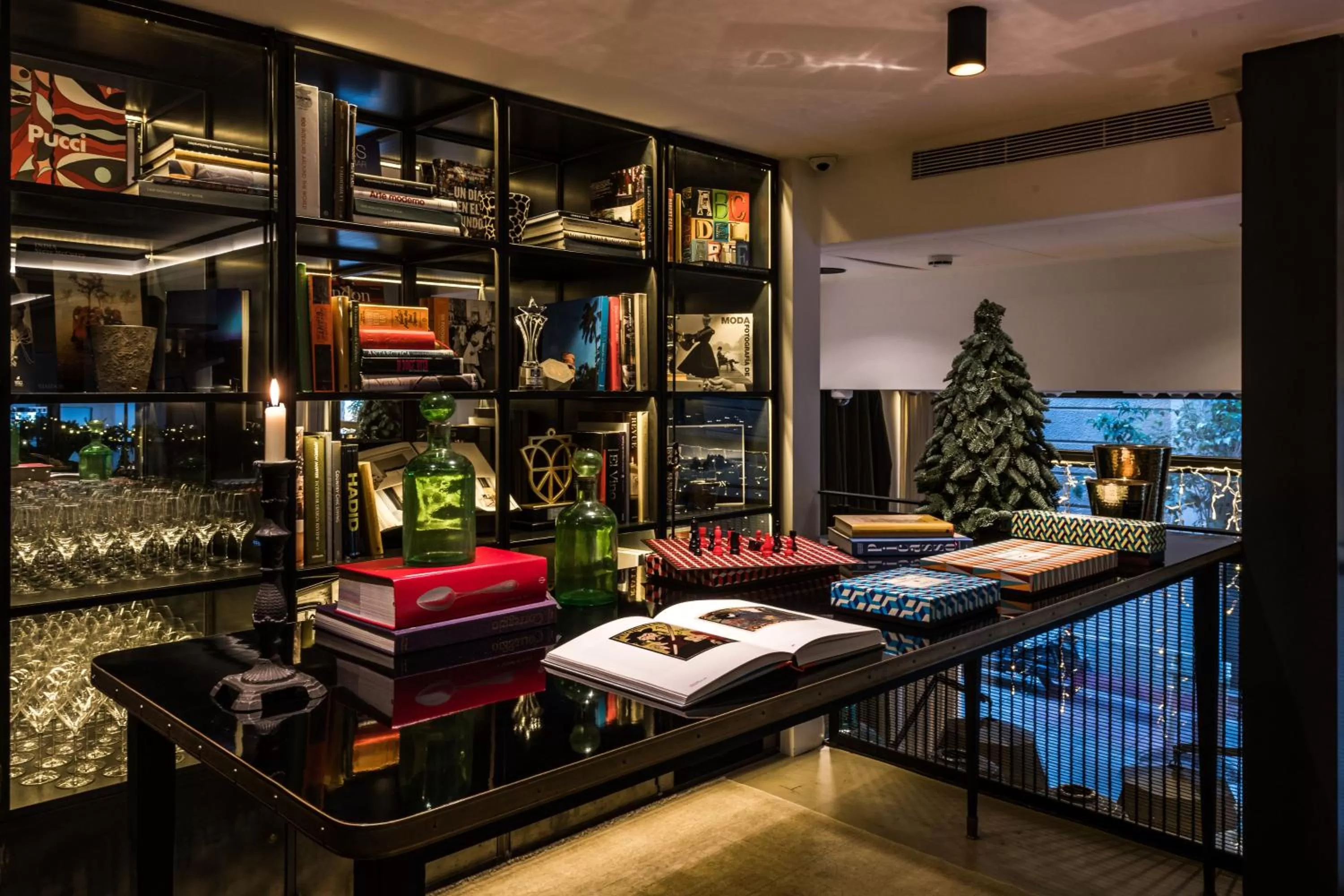 Library in Serras Barcelona