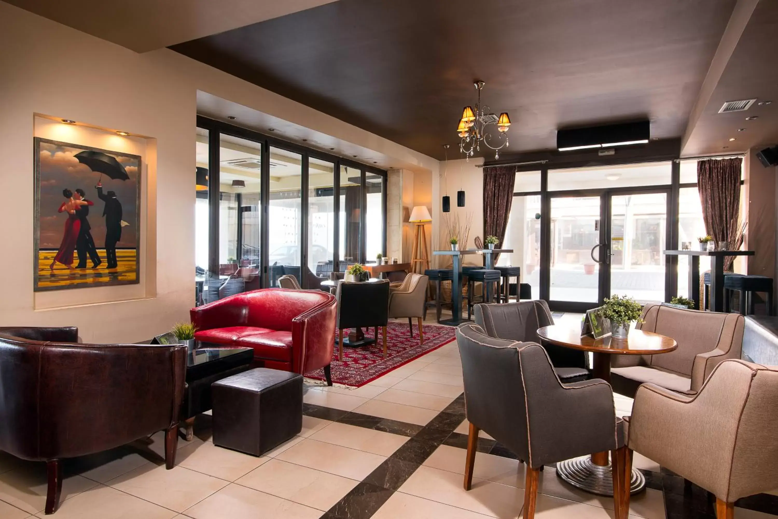 Lounge or bar in Hotel Aigli