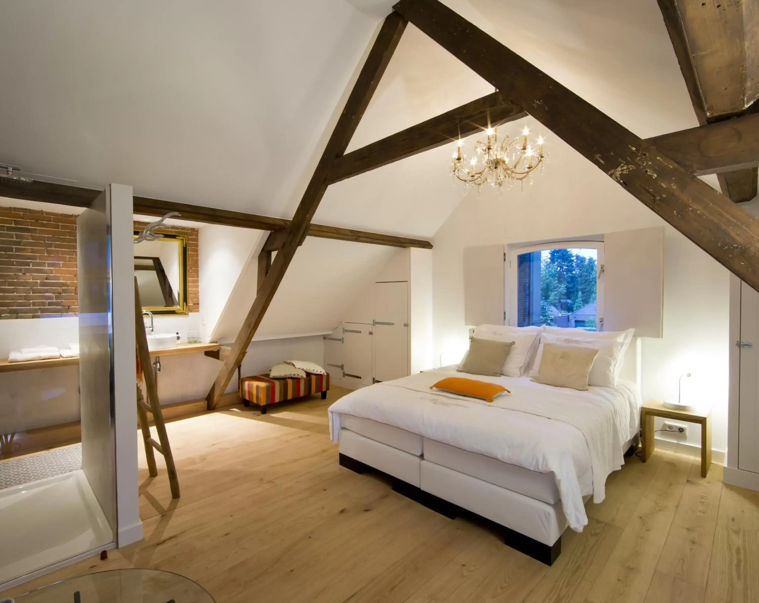Bedroom, Bed in Villa Polder