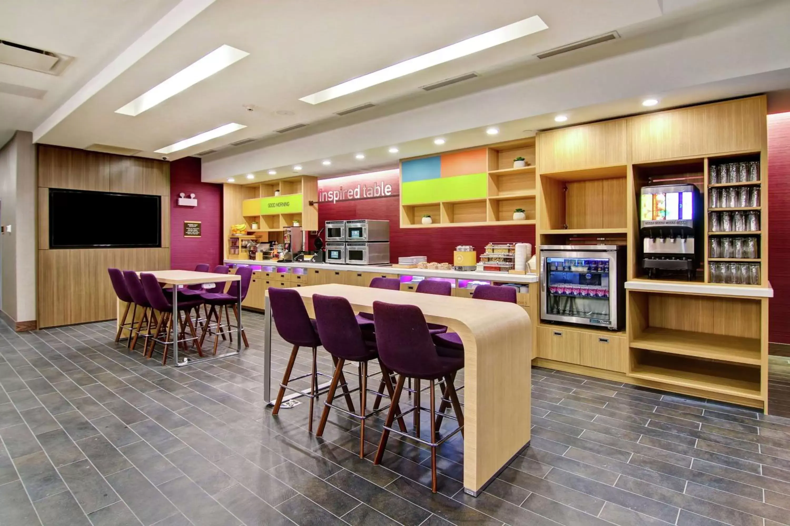 Dining area, Restaurant/Places to Eat in Home2 Suites By Hilton Edmonton South