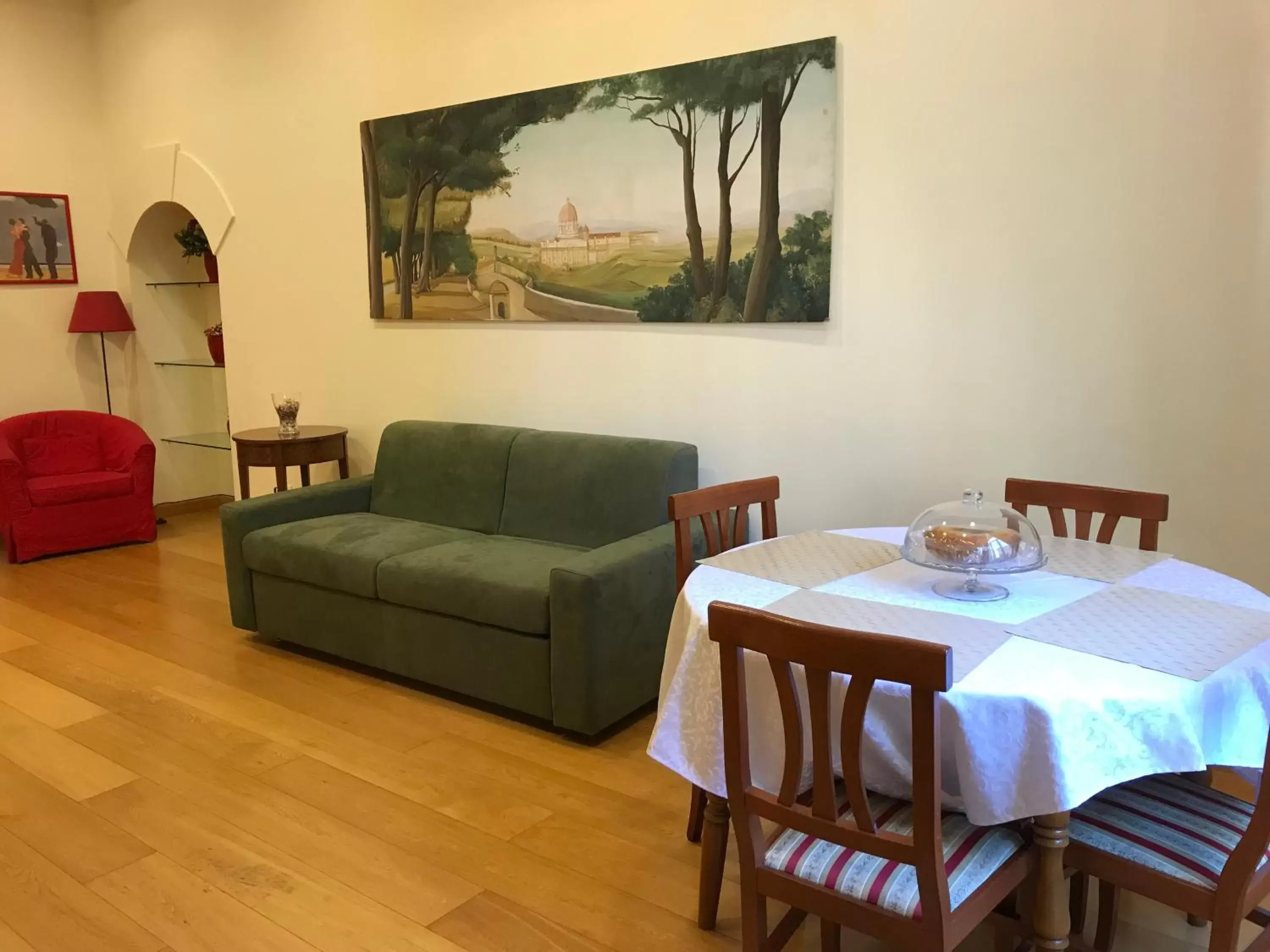 Living room in I Prati di Roma Suites