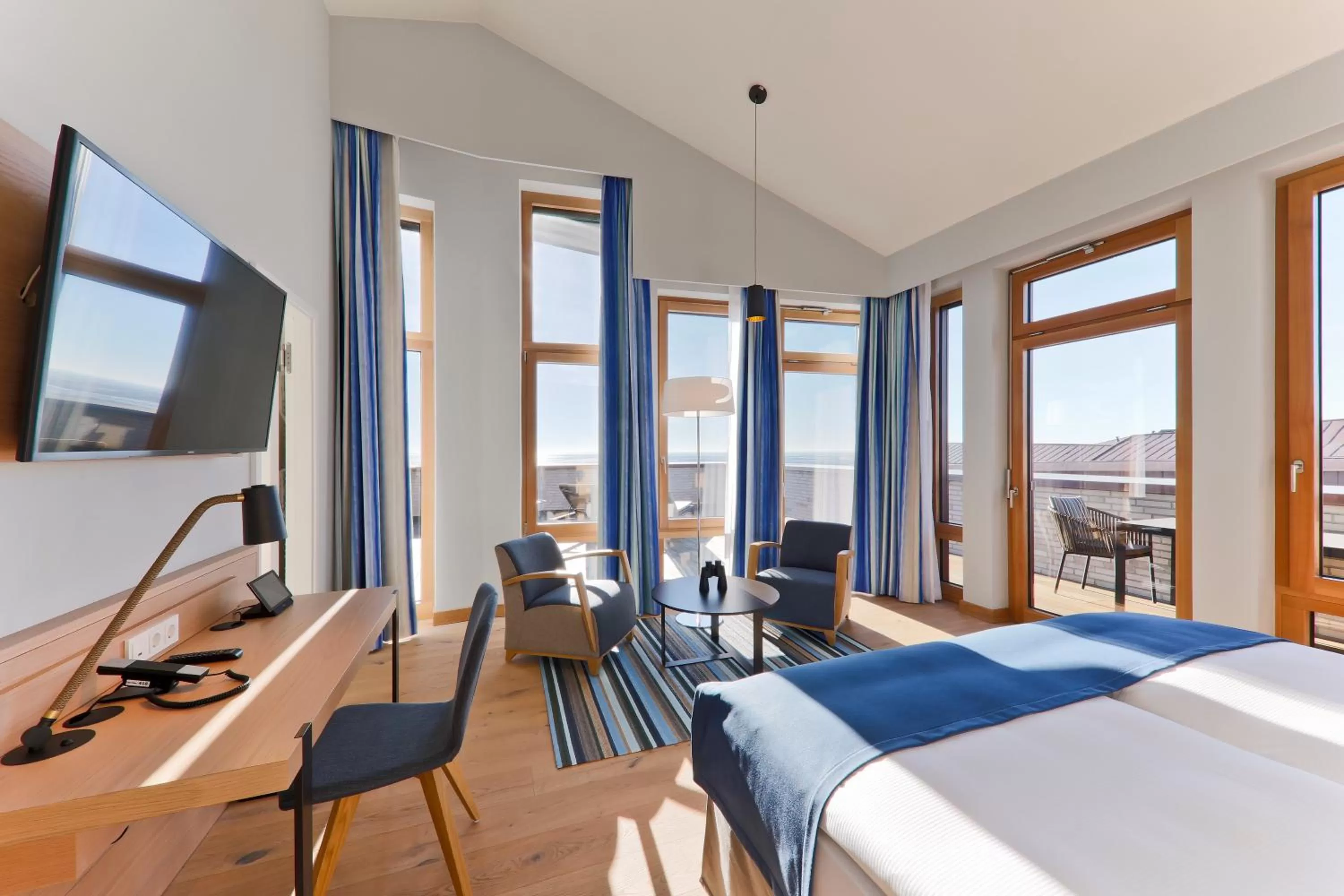 View (from property/room), Bed in Upstalsboom Wyk auf Föhr