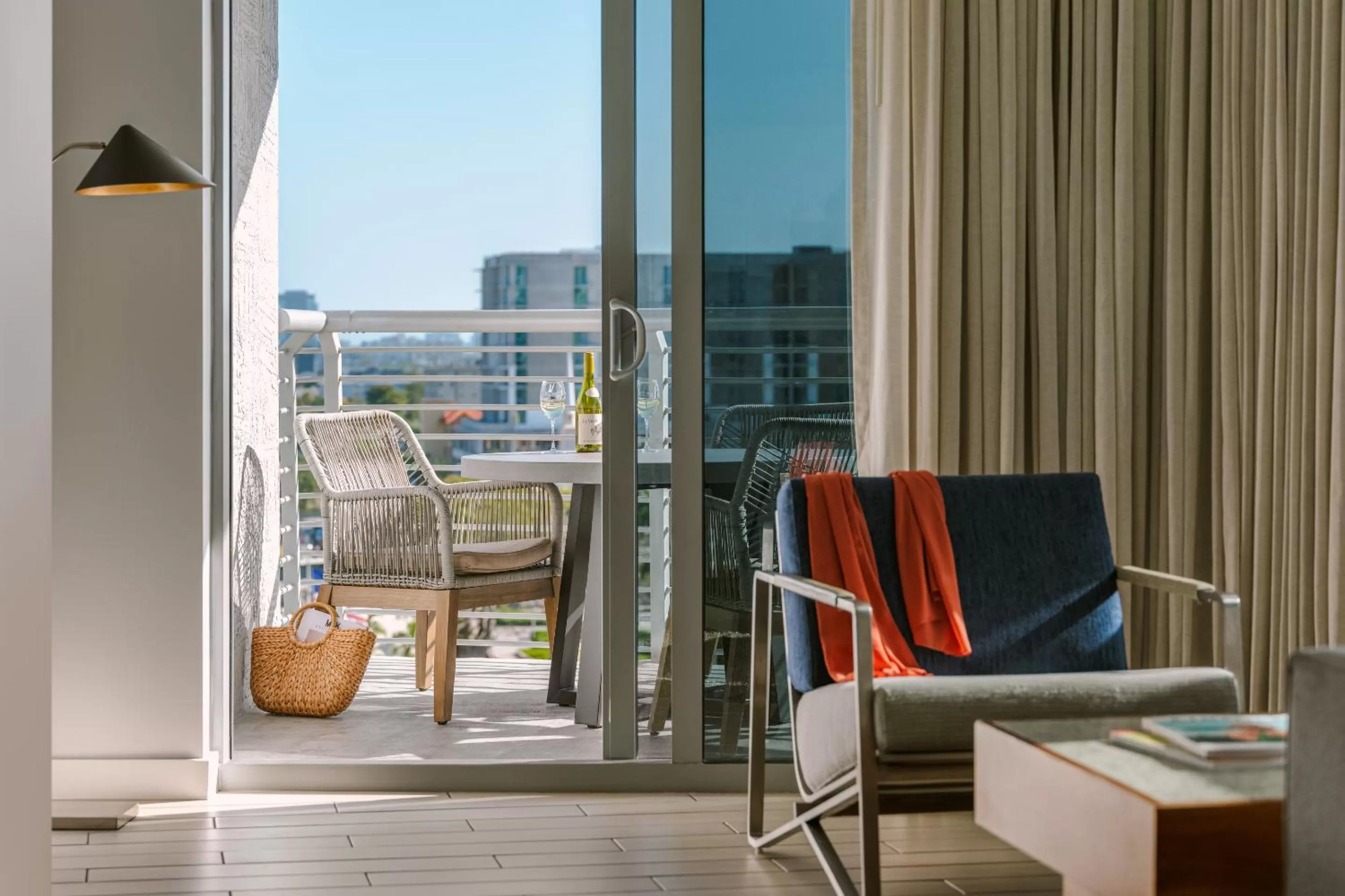 King Suite with Balcony in The Circ powered by Sonder