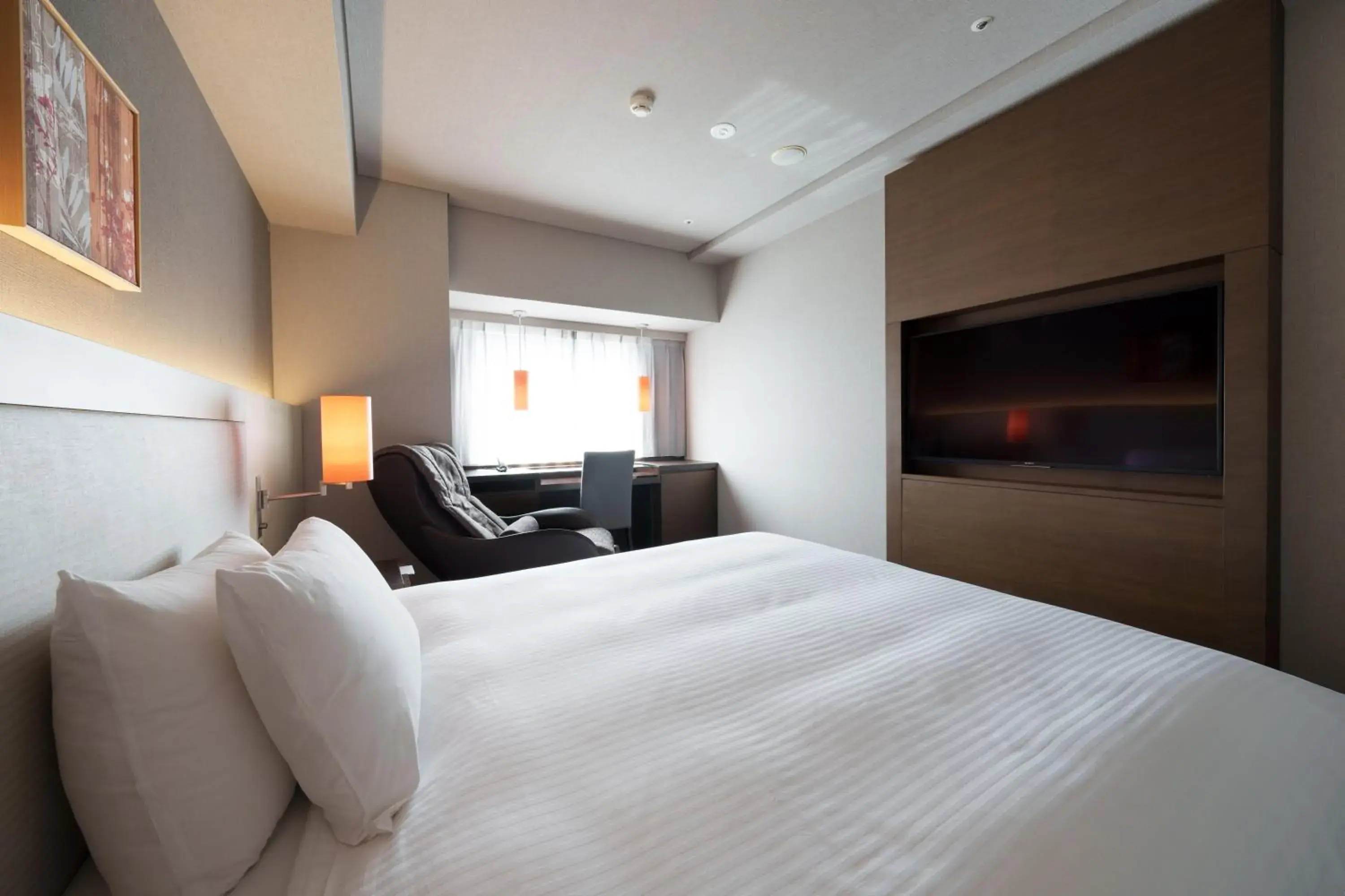 Bed in Hotel Forza Oita