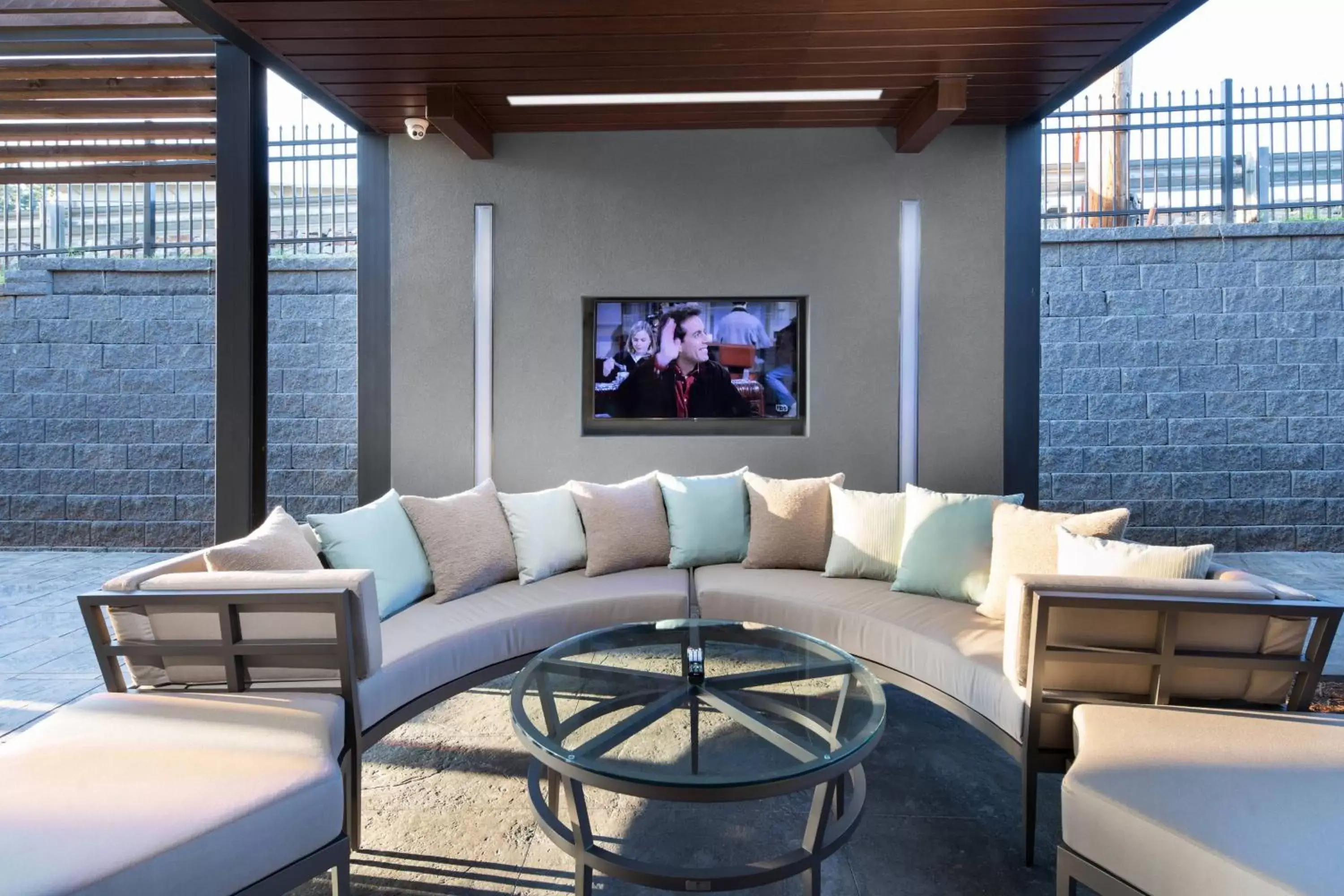 Other, Seating Area in Courtyard by Marriott Russellville