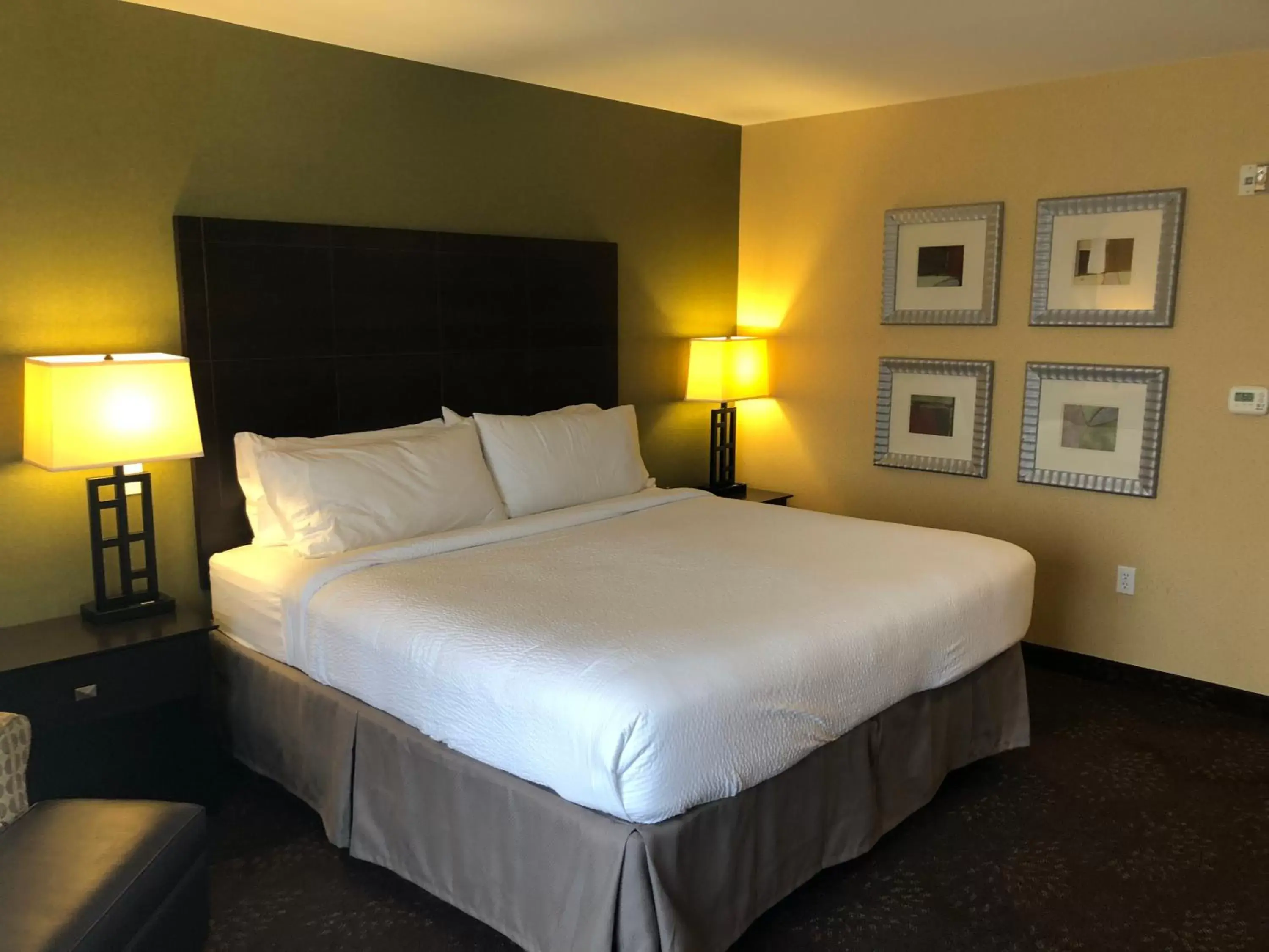 Bed in Holiday Inn Express Hotel & Suites Lansing-Dimondale, an IHG Hotel