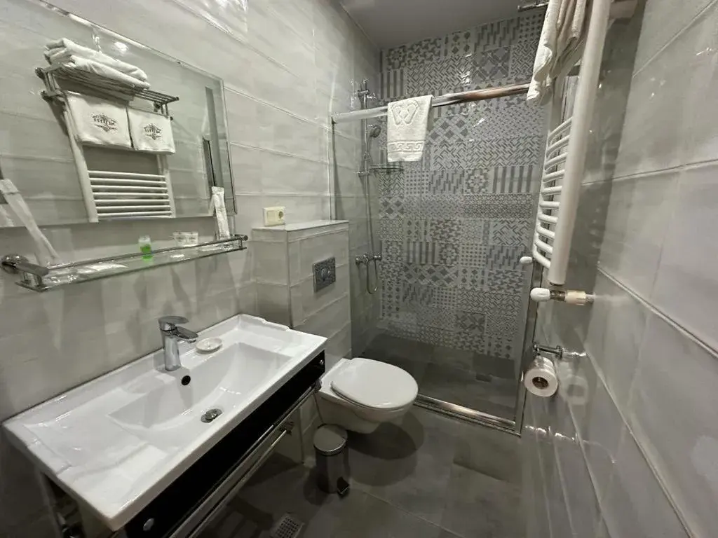 Shower, Bathroom in Hotel Metekhi Line