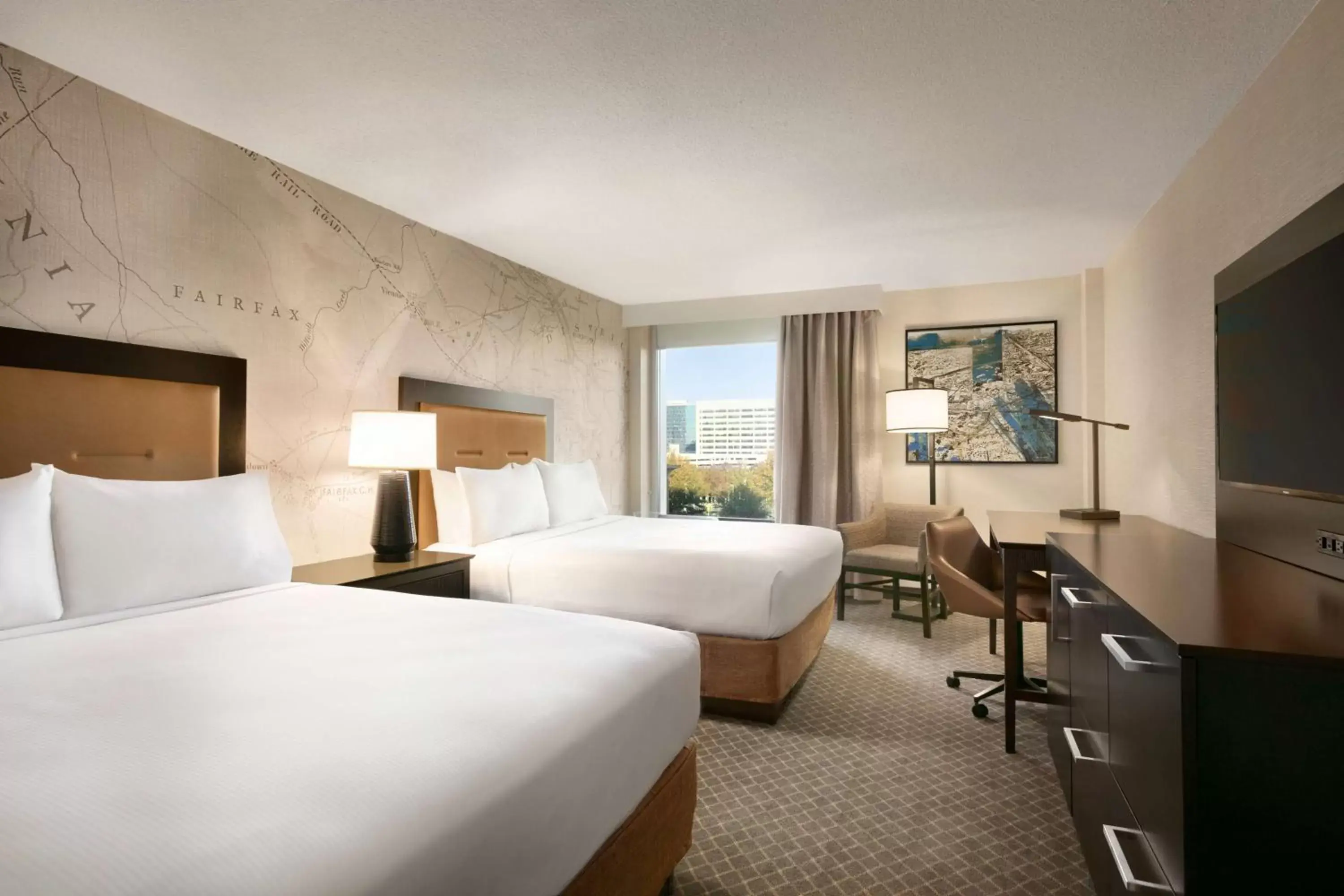 Queen Room with Two Queen Beds - Hearing Accessible in DoubleTree by Hilton McLean Tysons Queen Room with Two Queen Beds - Hearing Accessible in DoubleTree by Hilton McLean Tysons