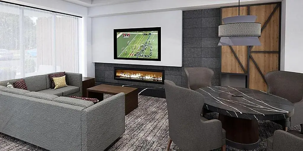 TV and multimedia, Seating Area in Staybridge Suites - Houston NW Cypress Crossings , an IHG Hotel