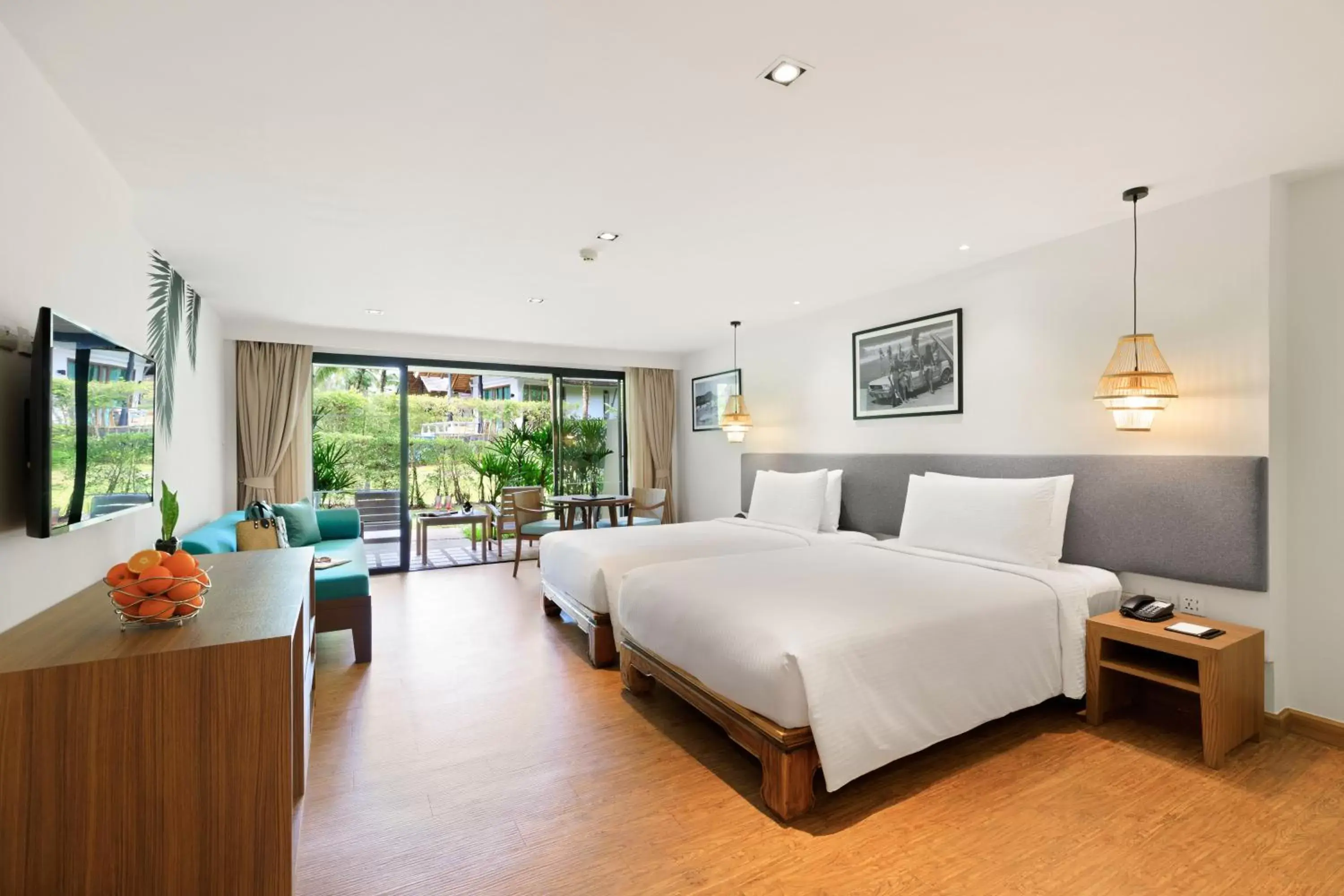 Deluxe Garden Terrace -Twins Bed in Outrigger Khao Lak Beach Resort - SHA Extra Plus