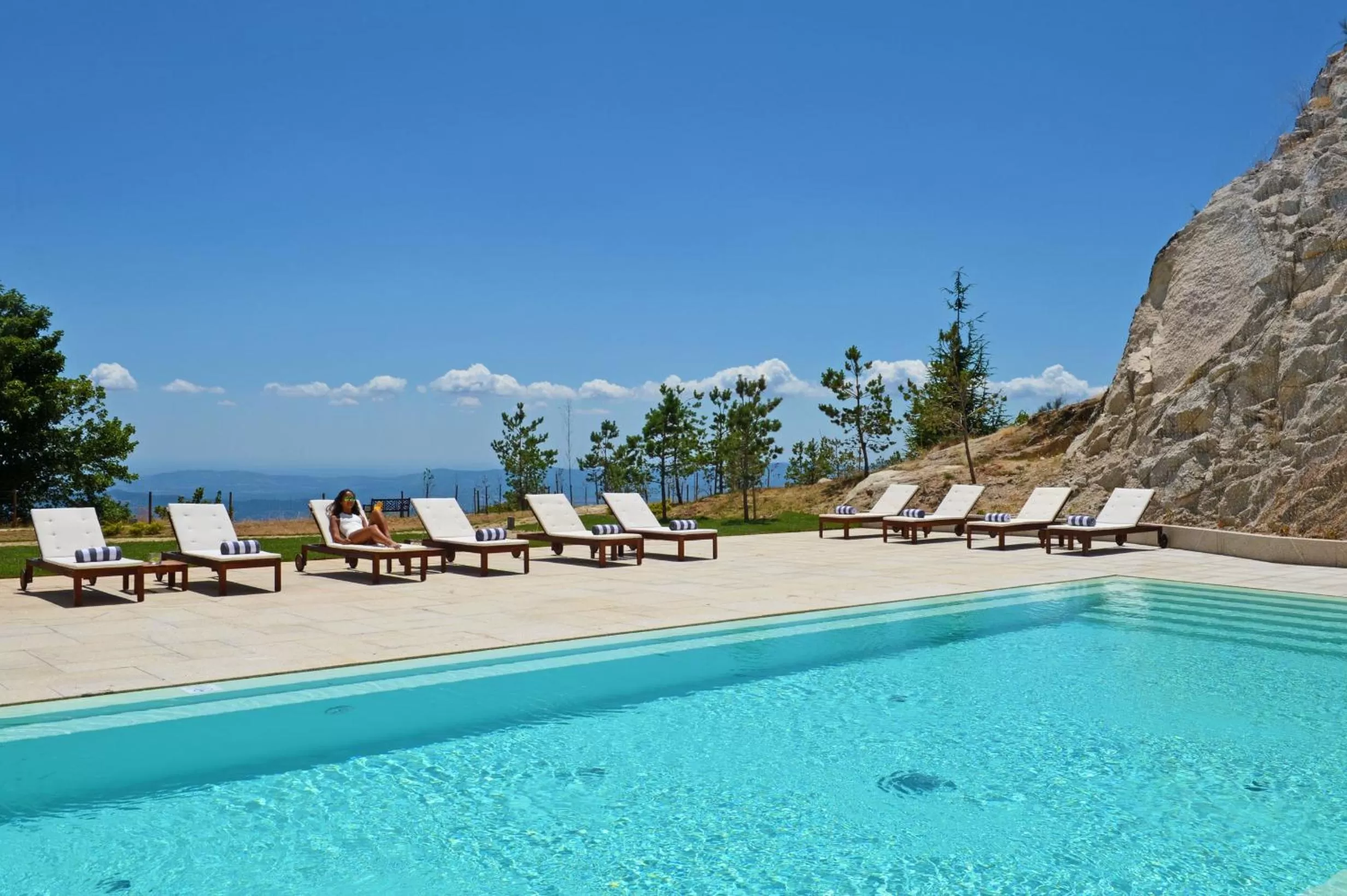 Swimming pool in Pousada da Serra da Estrela
