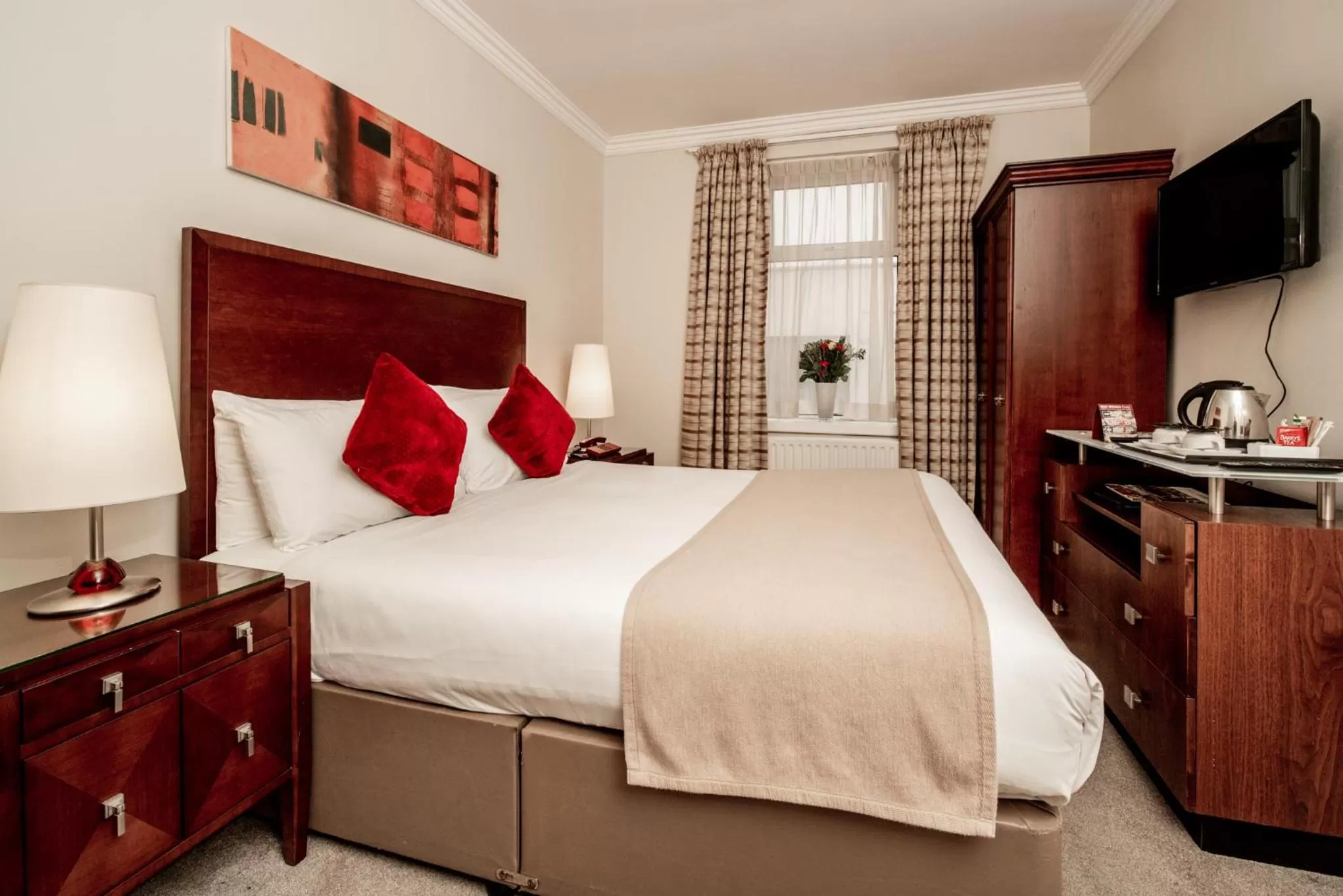 Bed in White Sands Hotel