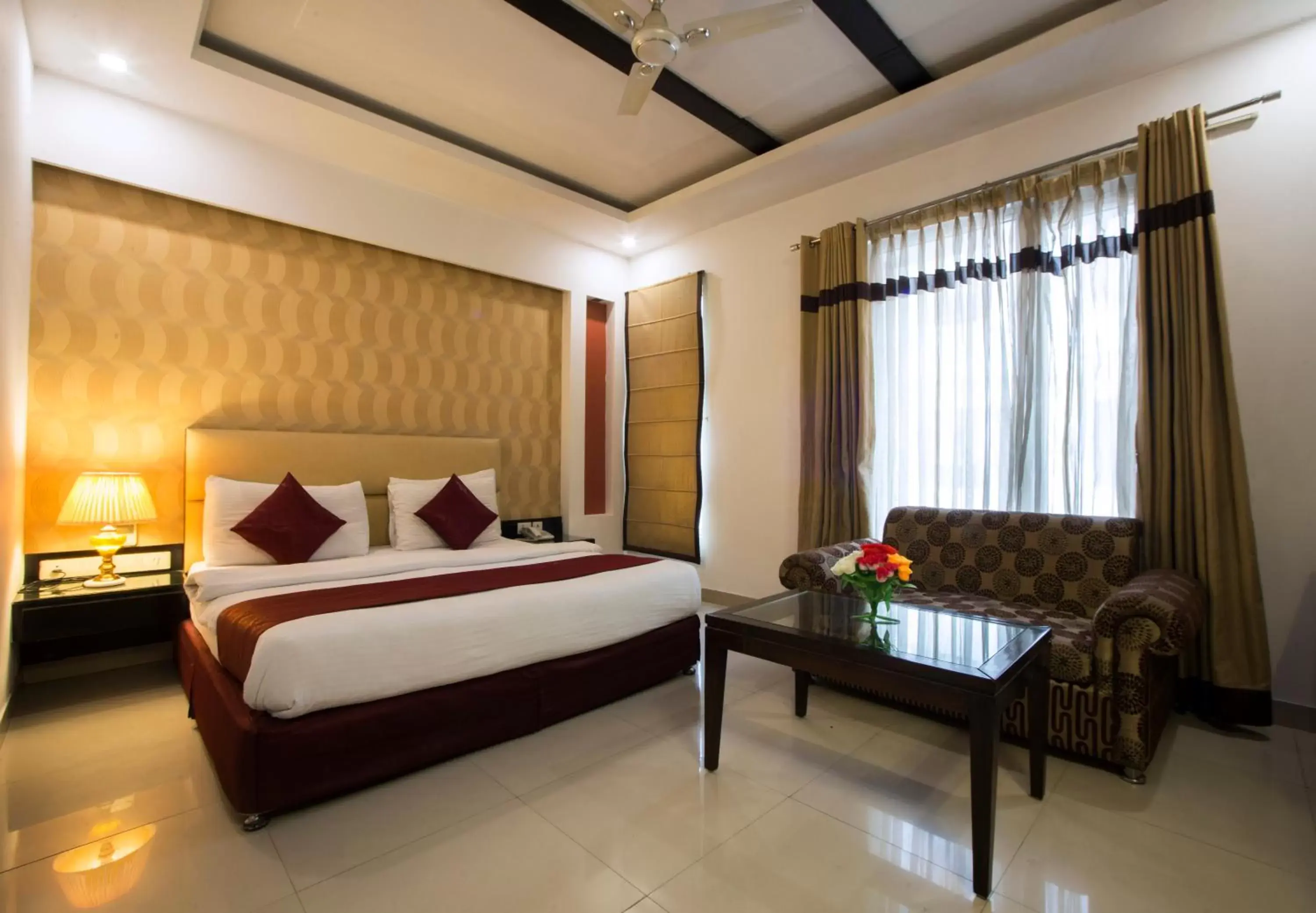 Photo of the whole room in Hotel Krishna - By RCG Hotels