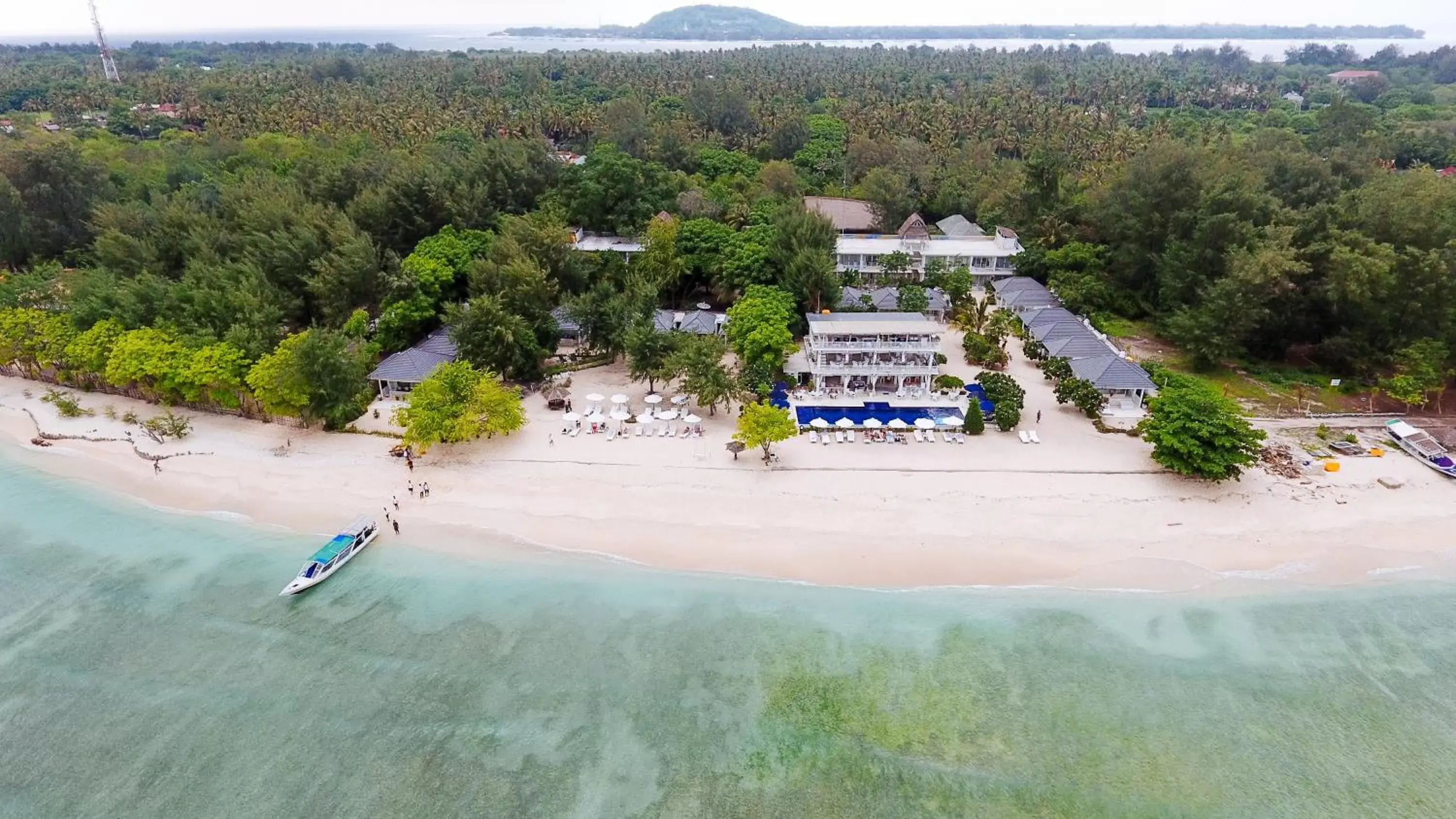 Patio, Bird's-eye View in Seri Resort Gili Meno - Adults Only