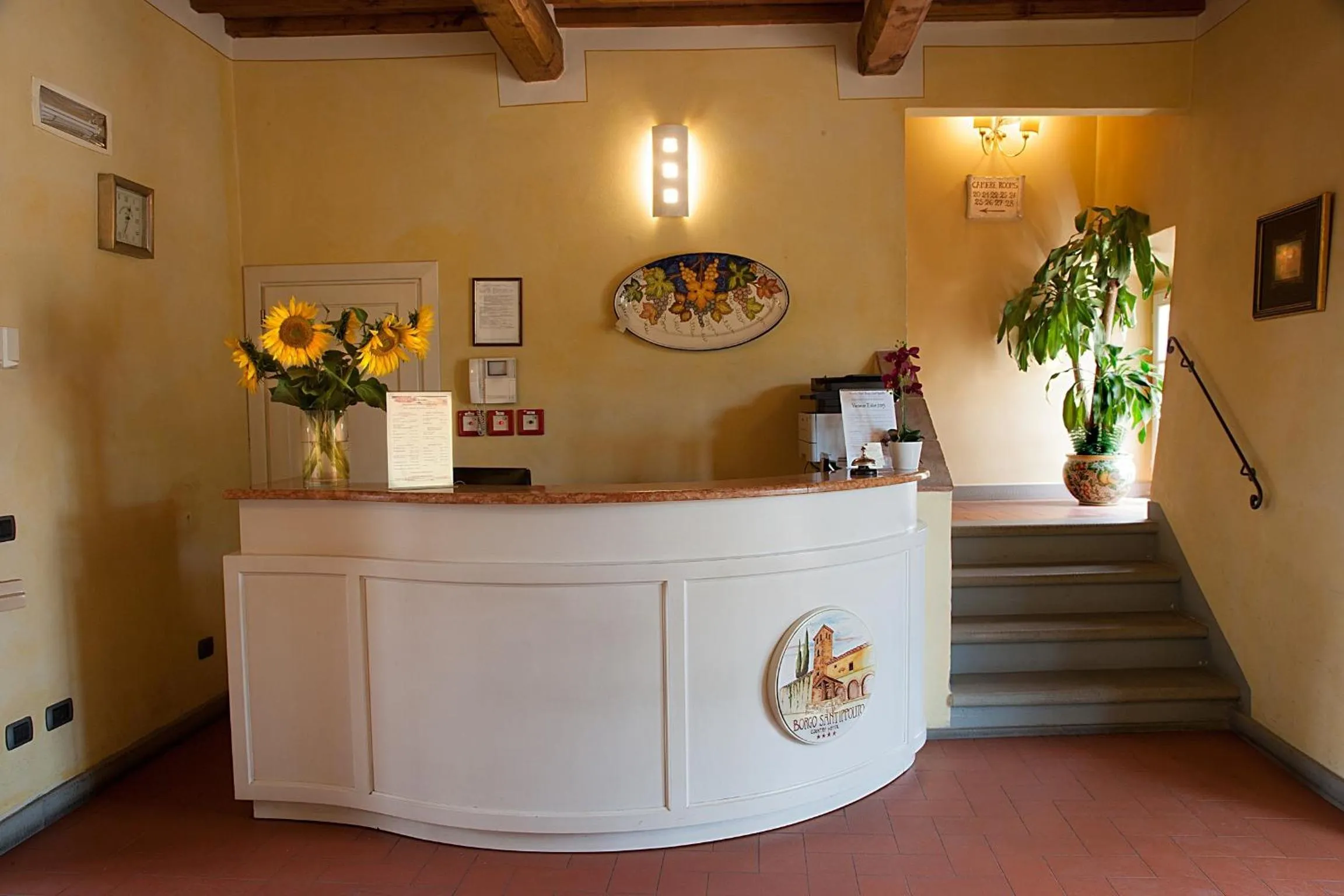 Lobby or reception in Borgo Sant'ippolito Country Hotel