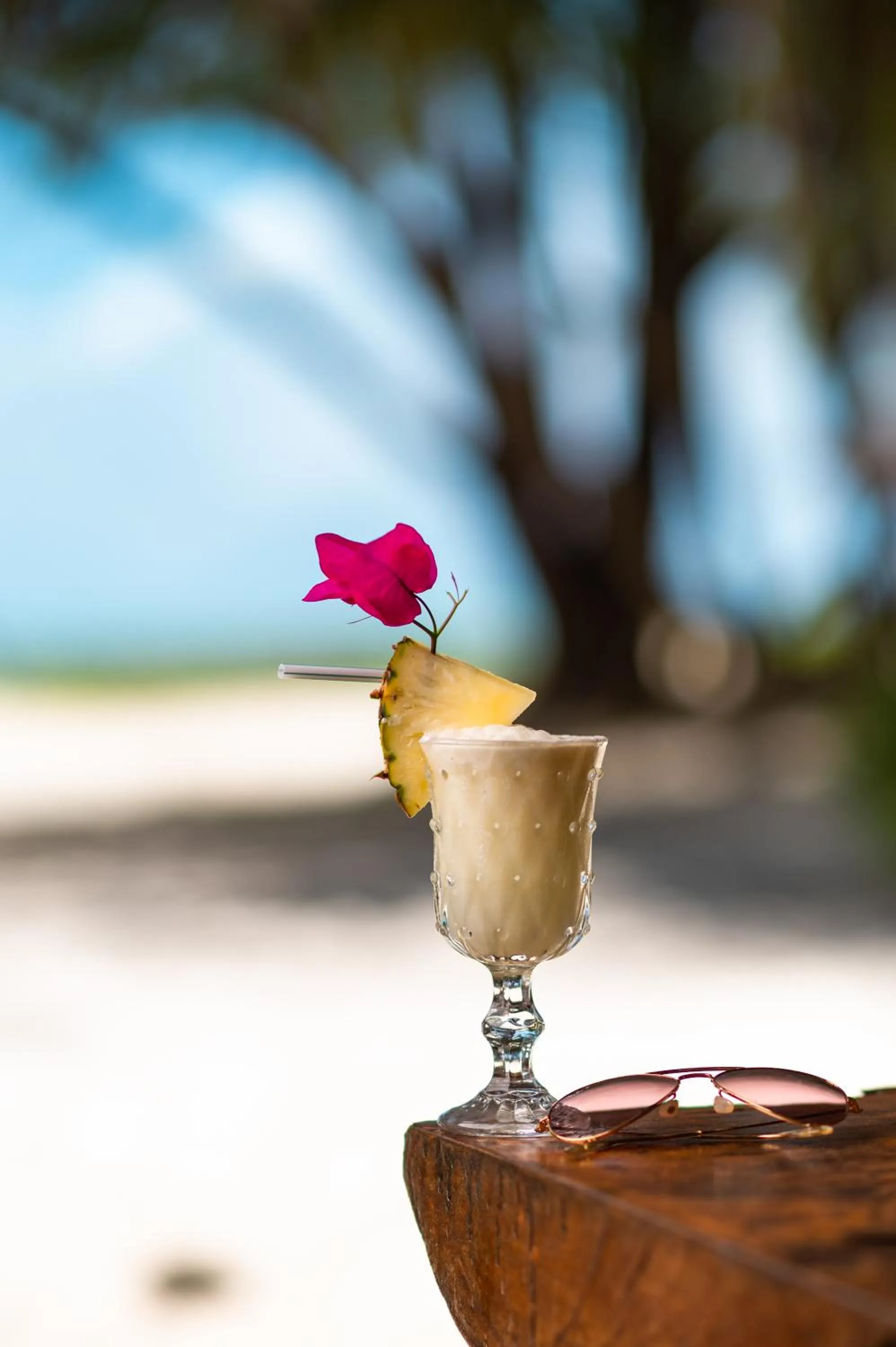 Drinks in Hakuna Majiwe Beach Lodge