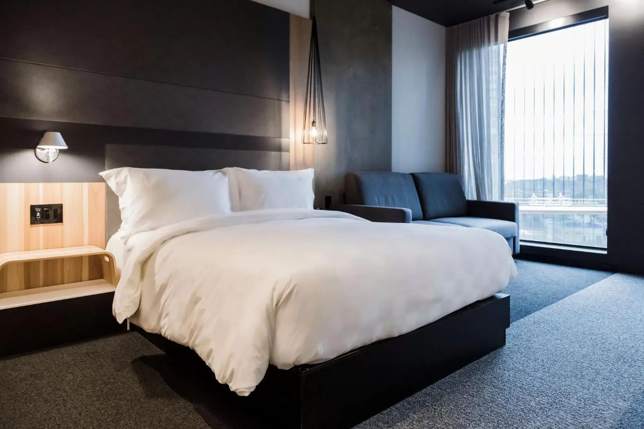 Bed in Alt Hotel Saskatoon