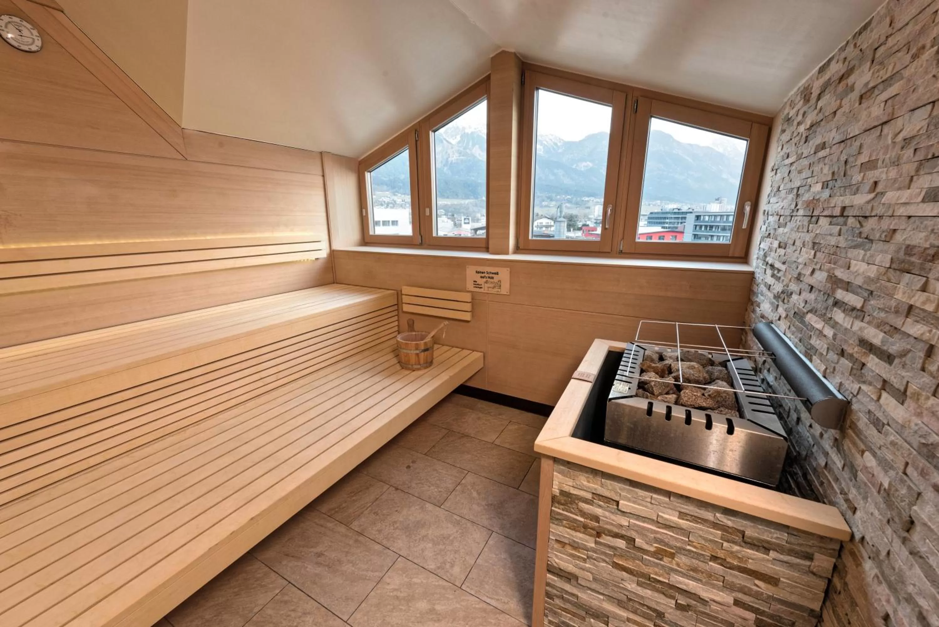 Sauna in Alphotel Innsbruck