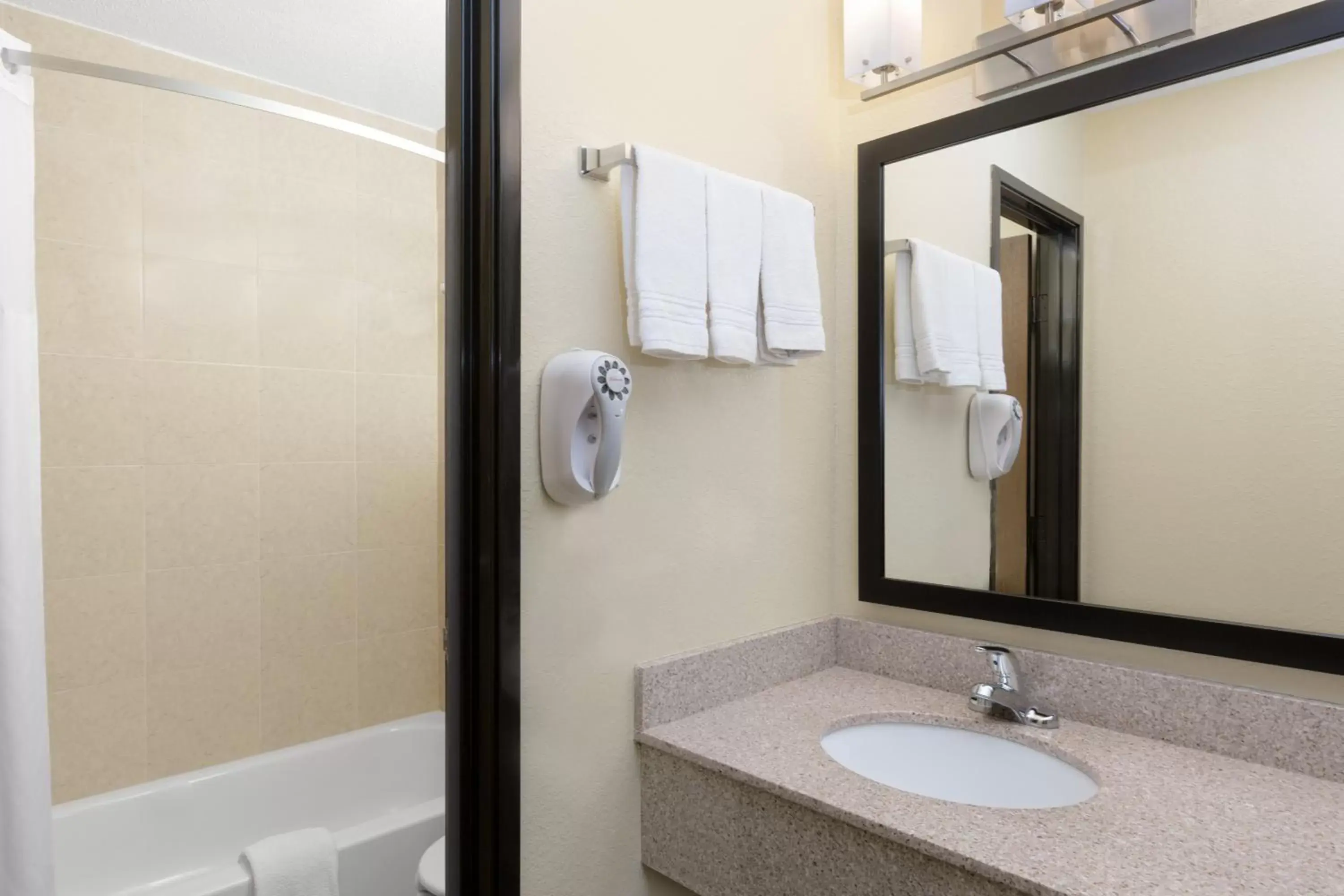 Bathroom in Days Inn by Wyndham Newton