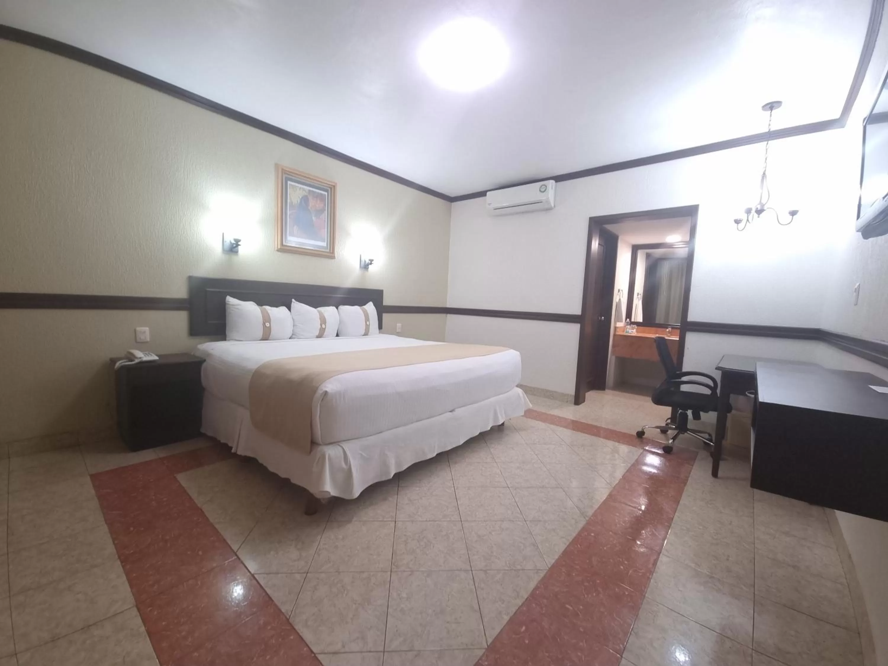 Bed in Hotel Casa Blanca