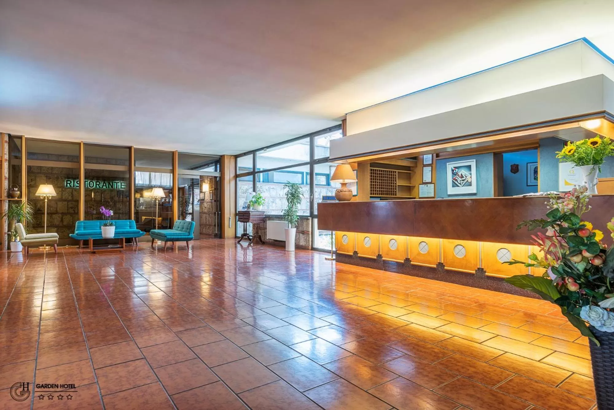 Lobby or reception in Hotel Garden Terni