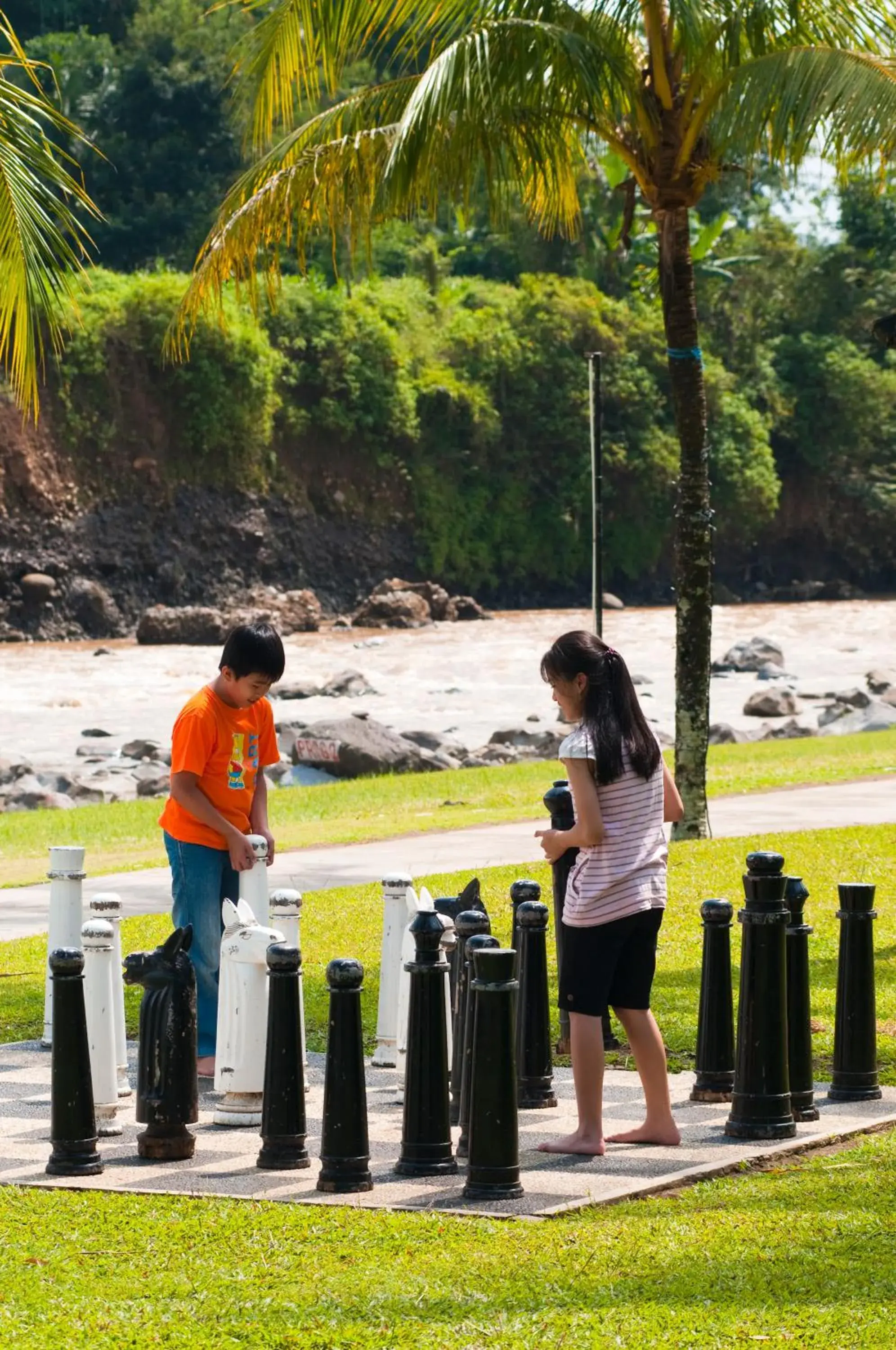 Children play ground in Hotel Puri Asri