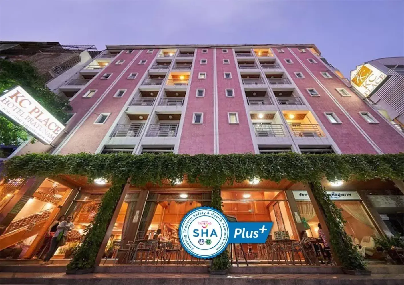 Property Building in KC Place Hotel Pratunam - SHA Extra Plus Certified