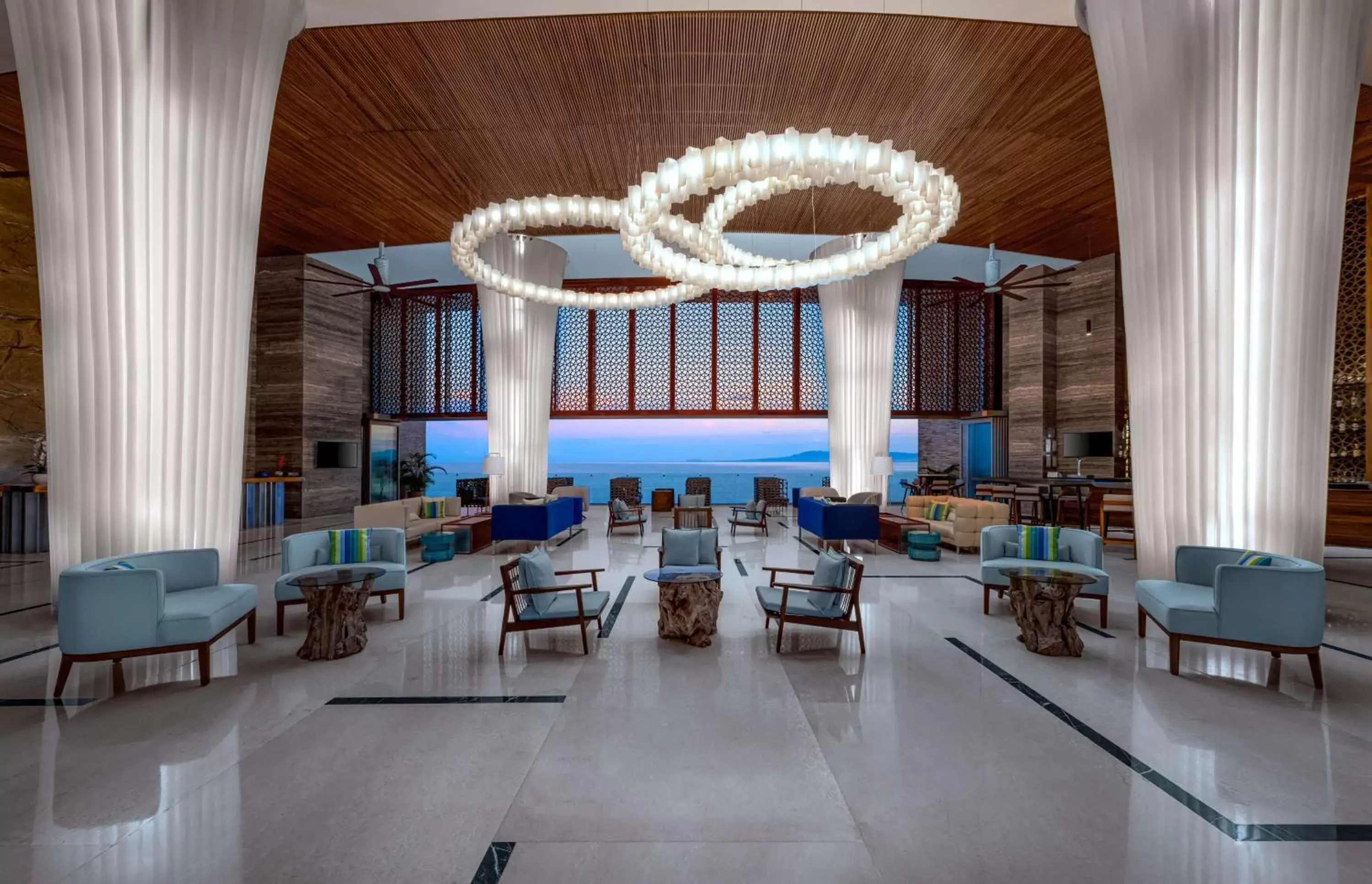 Lobby or reception, Restaurant/Places to Eat in Hilton Vallarta Riviera All-Inclusive Resort,Puerto Vallarta