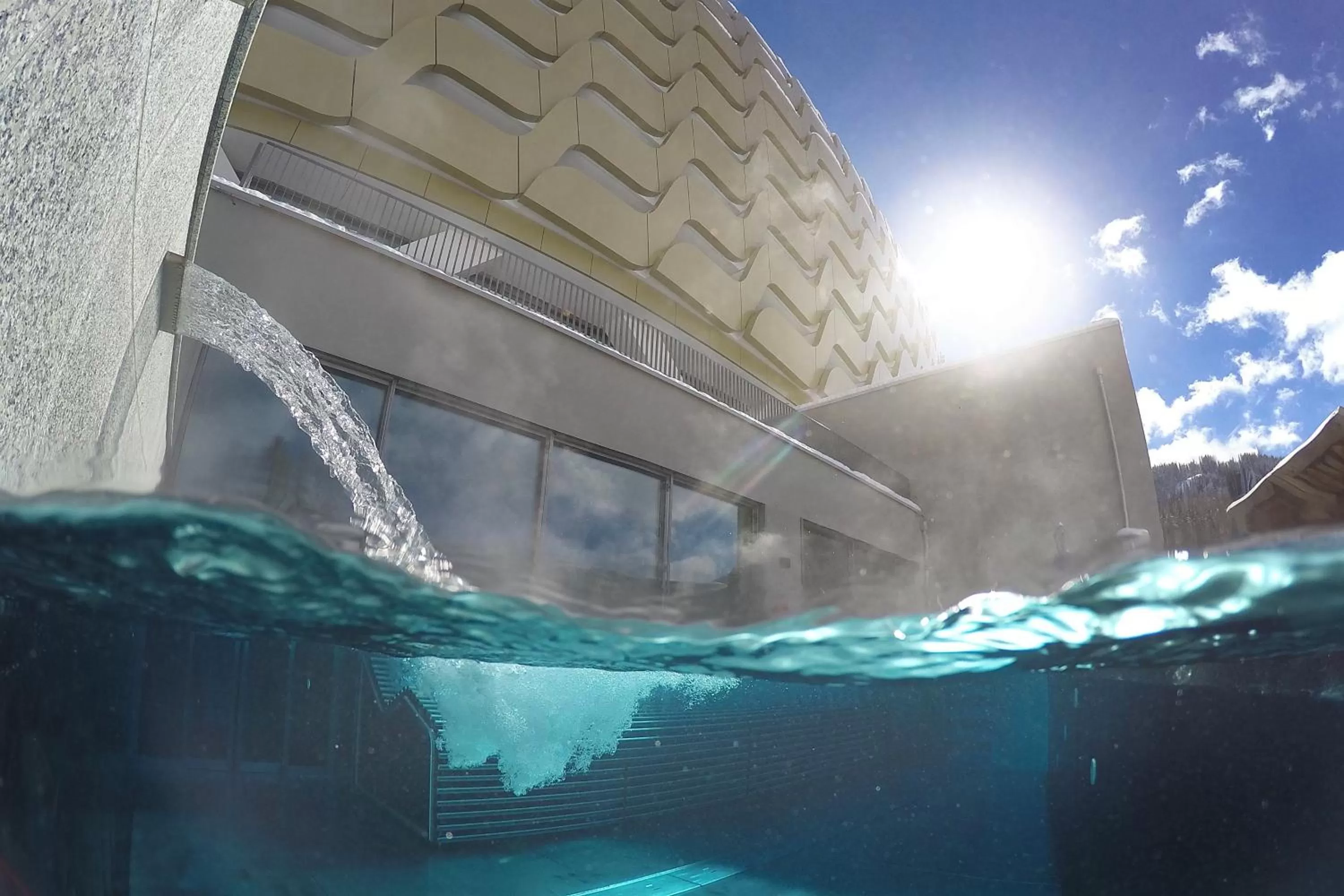 Swimming pool in AlpenGold Hotel Davos