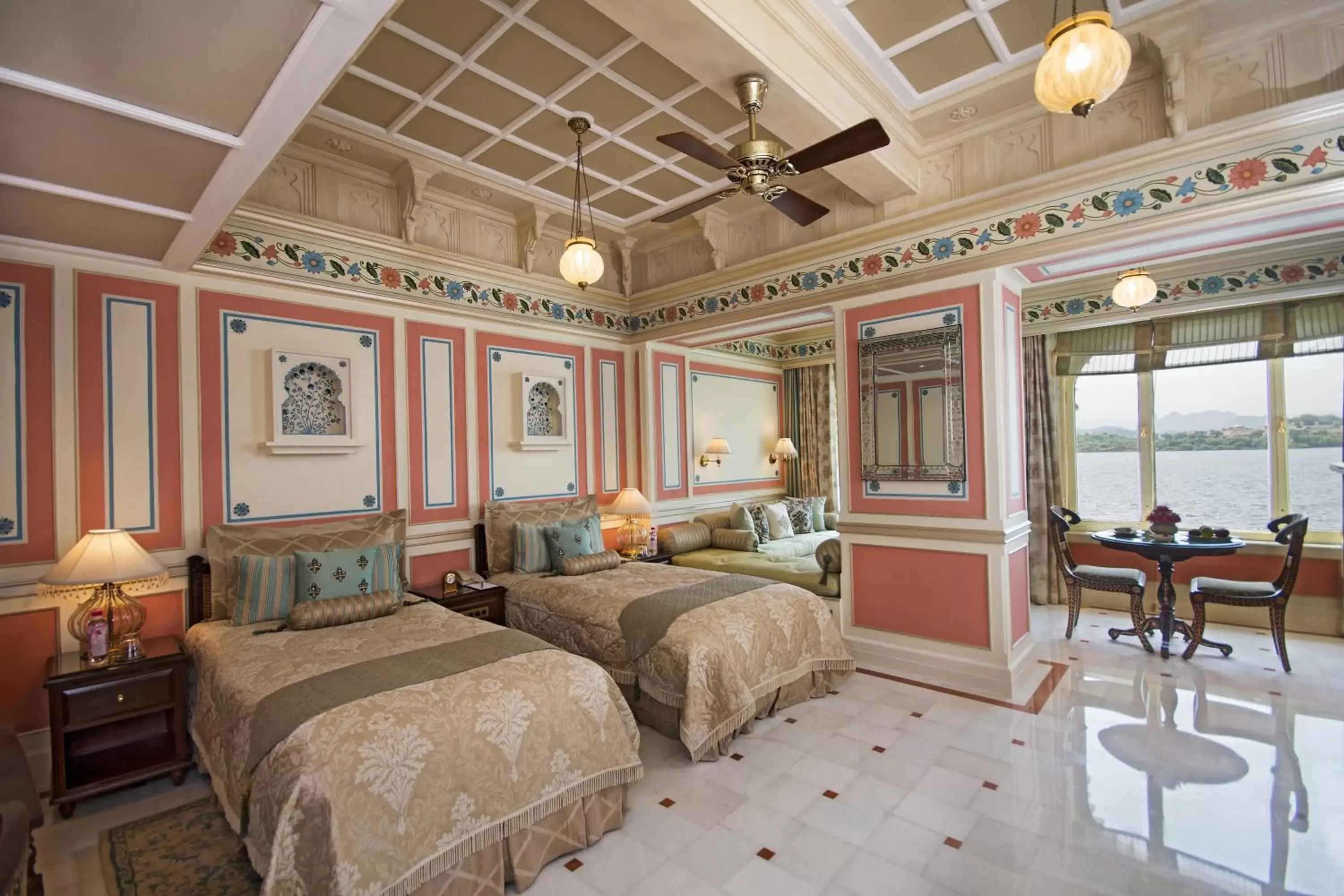 Bedroom in Taj Lake Palace Udaipur