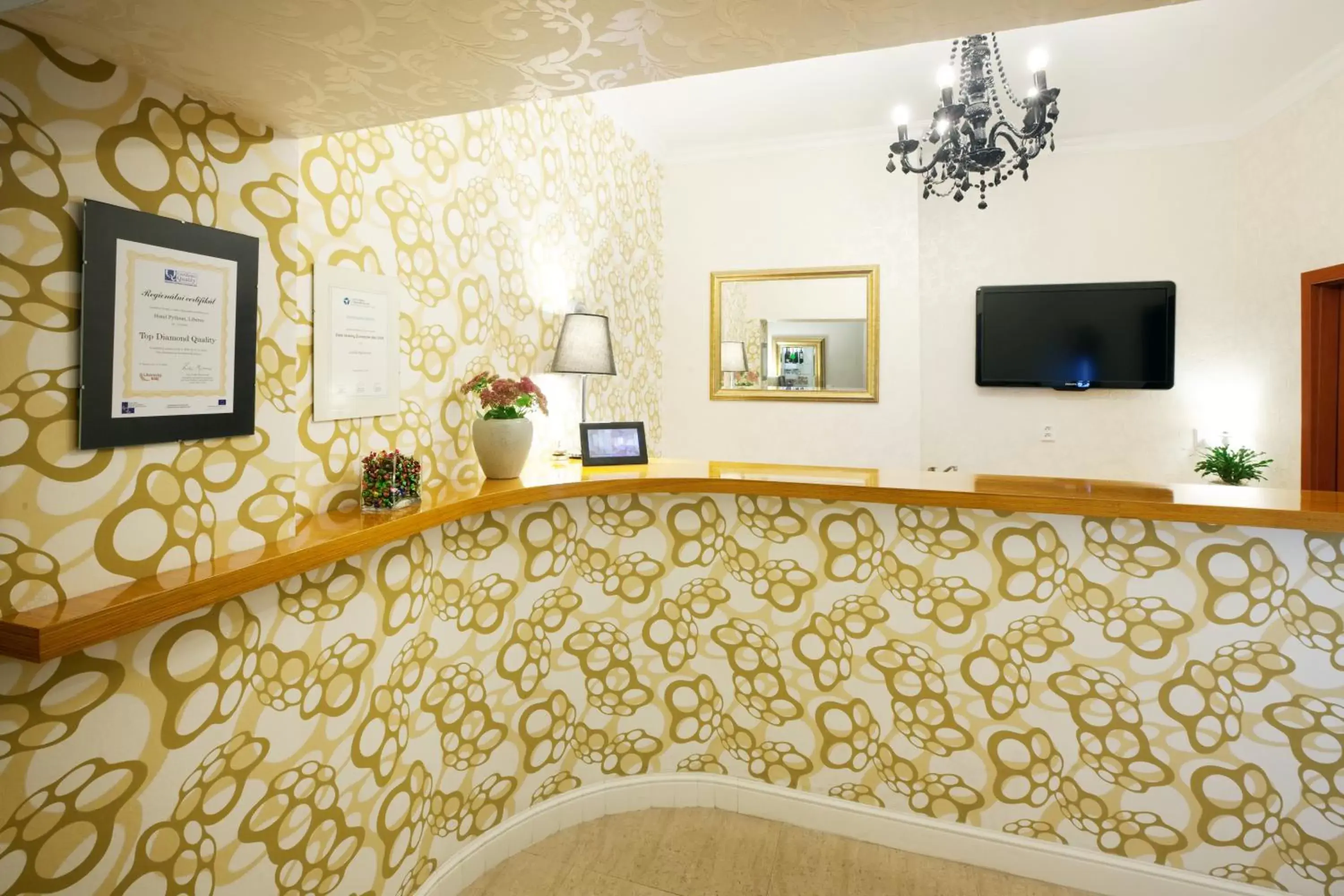 Lobby or reception in Pytloun Self Check-in Hotel Liberec Lobby or reception in Pytloun Self Check-in Hotel Liberec