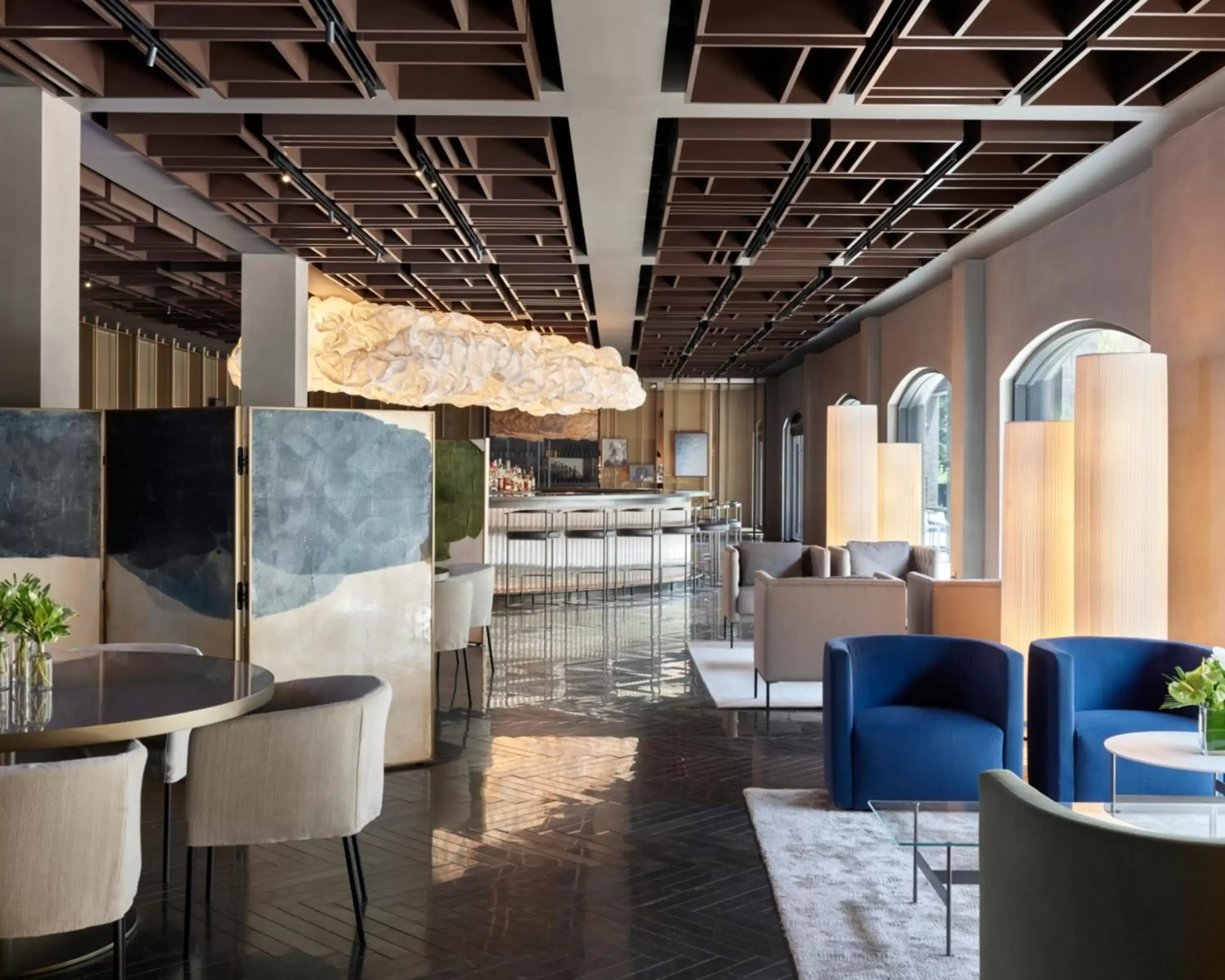 Lobby or reception, Lounge/Bar in Hotel AKA Alexandria