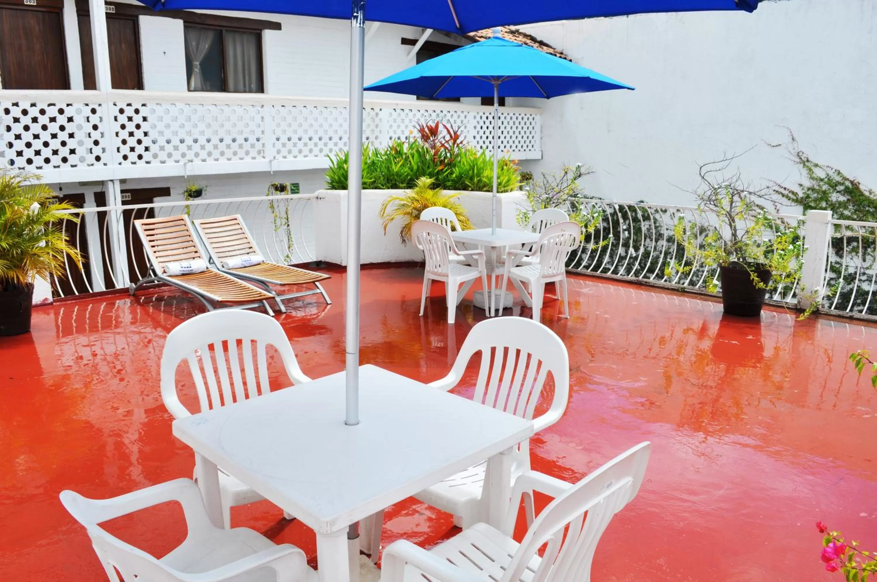 Balcony/Terrace in Hotel Hacienda de Vallarta Centro