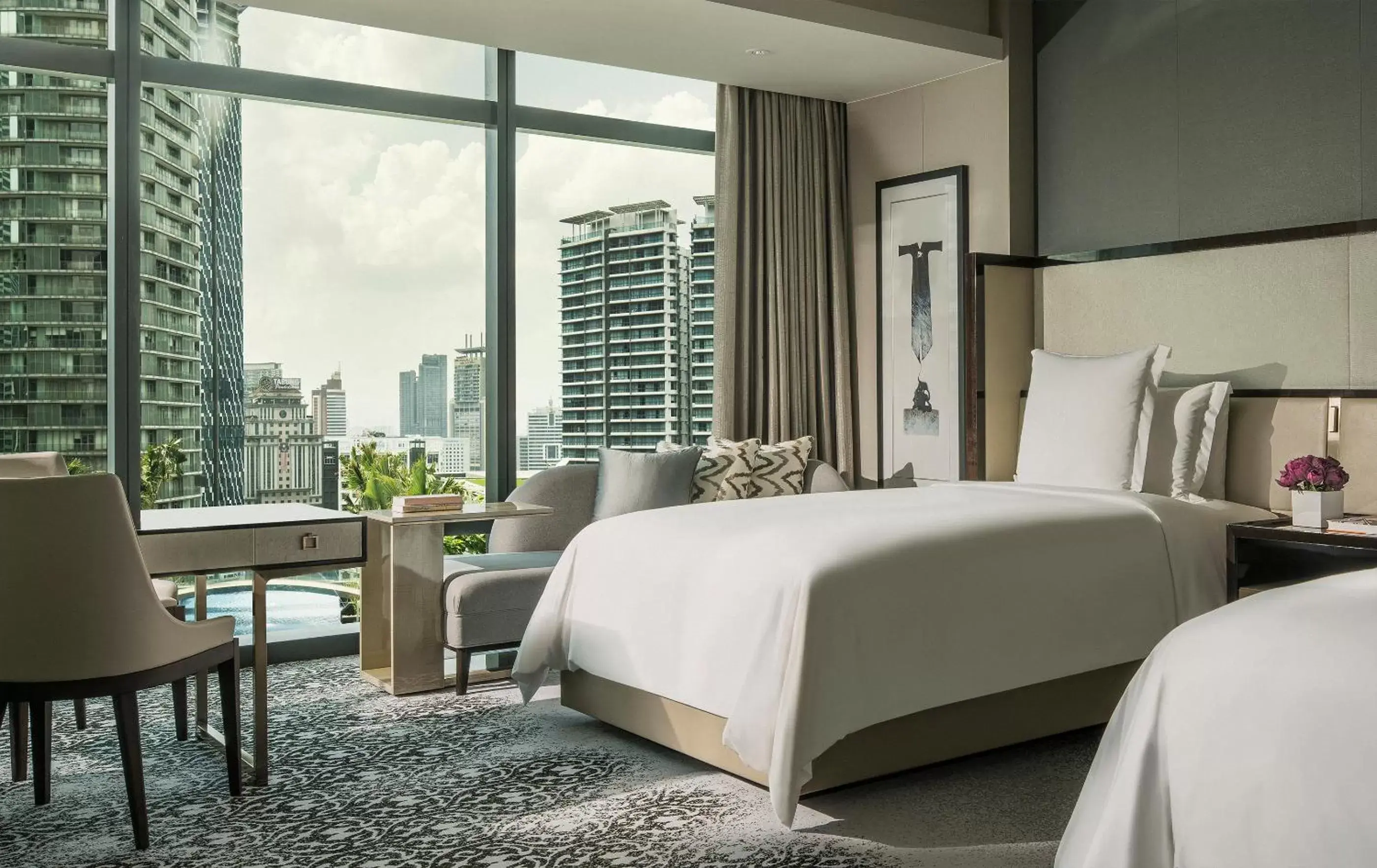 Bedroom in Four Seasons Hotel Kuala Lumpur