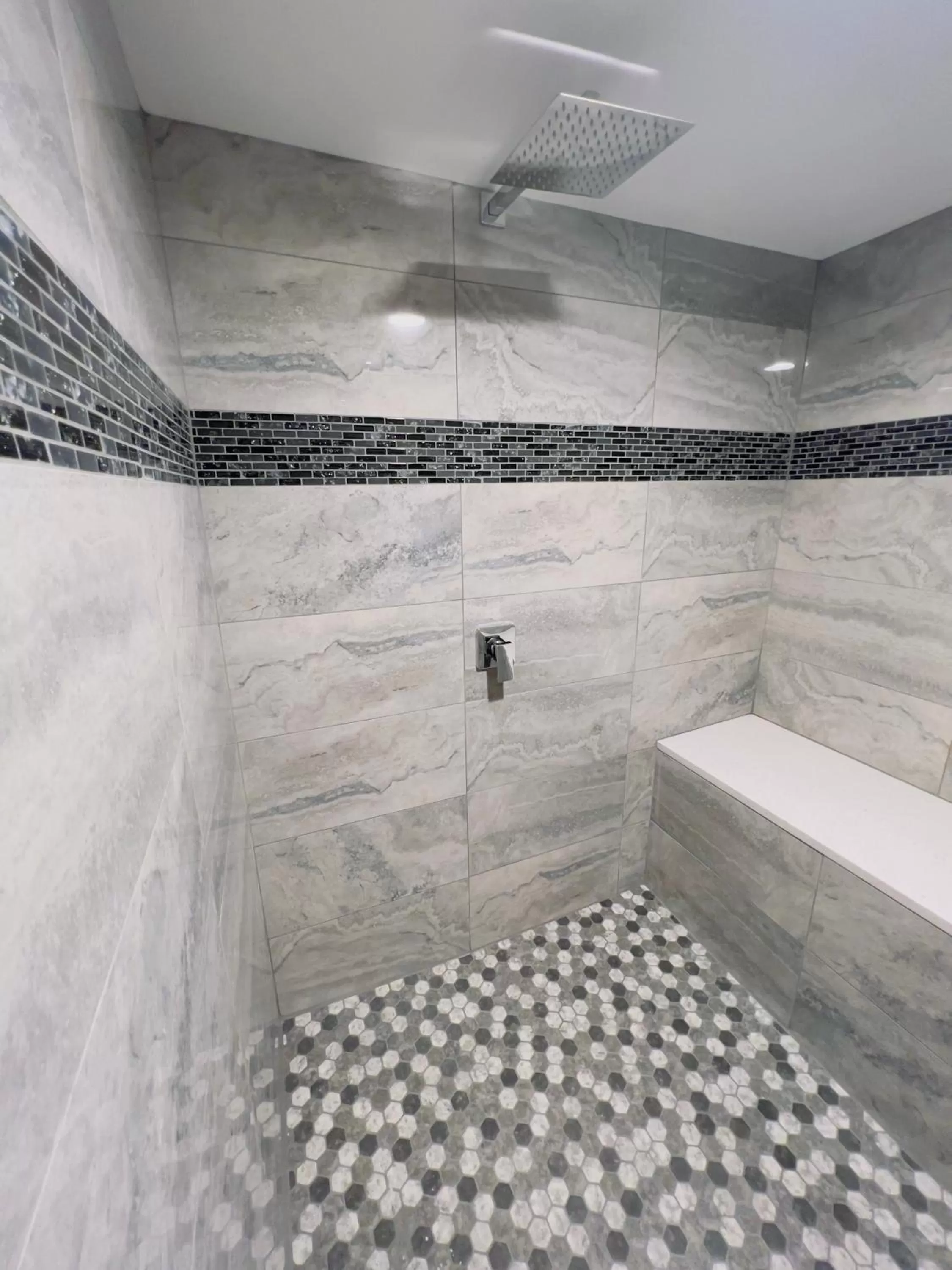 Shower in Inn of the Dove - Romantic Luxury Suites with Jacuzzi & Seasonal Fireplace at Harrisburg-Hershey-Philadelphia, PA