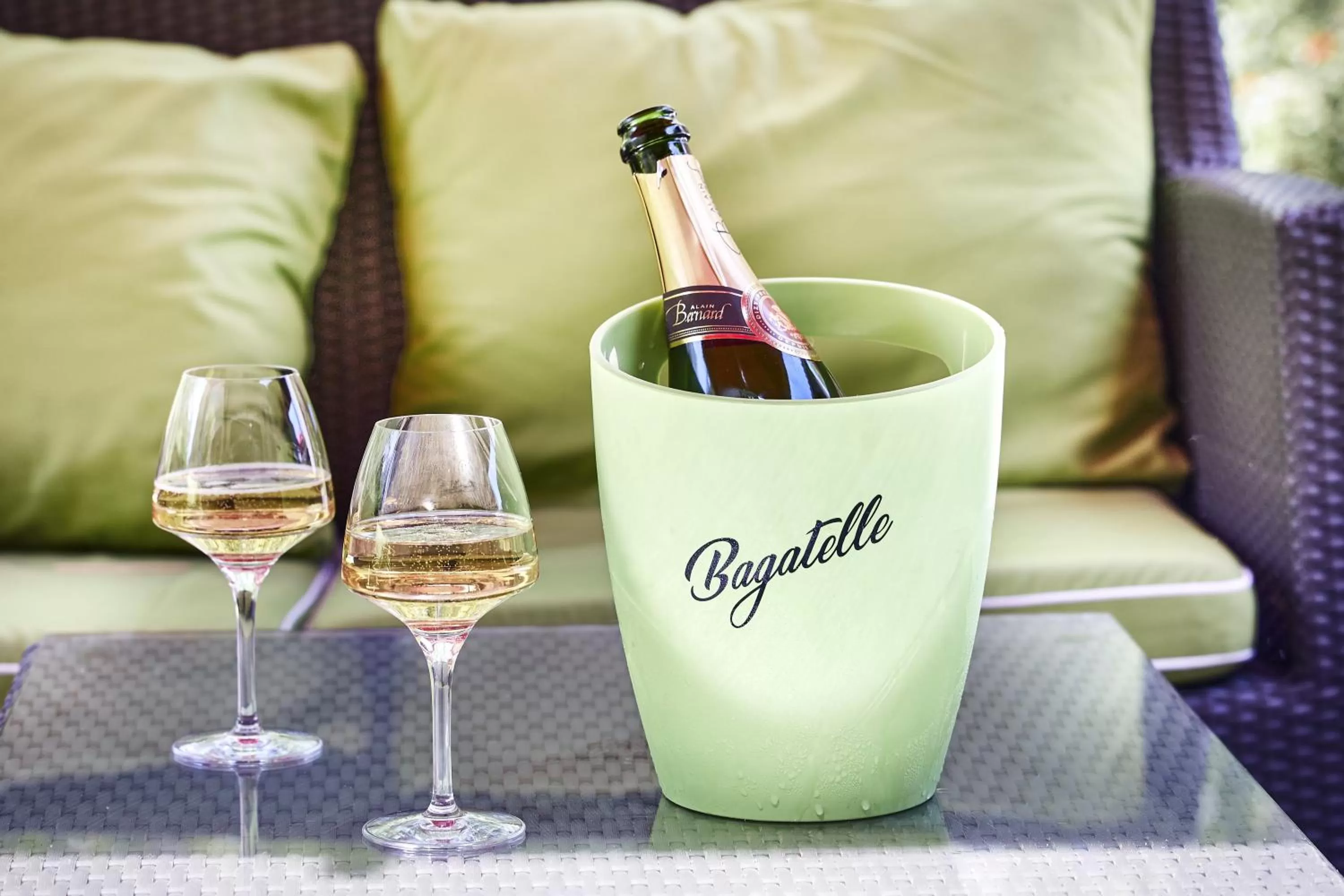 Lounge or bar in Logis Bagatelle - 51530 Dizy