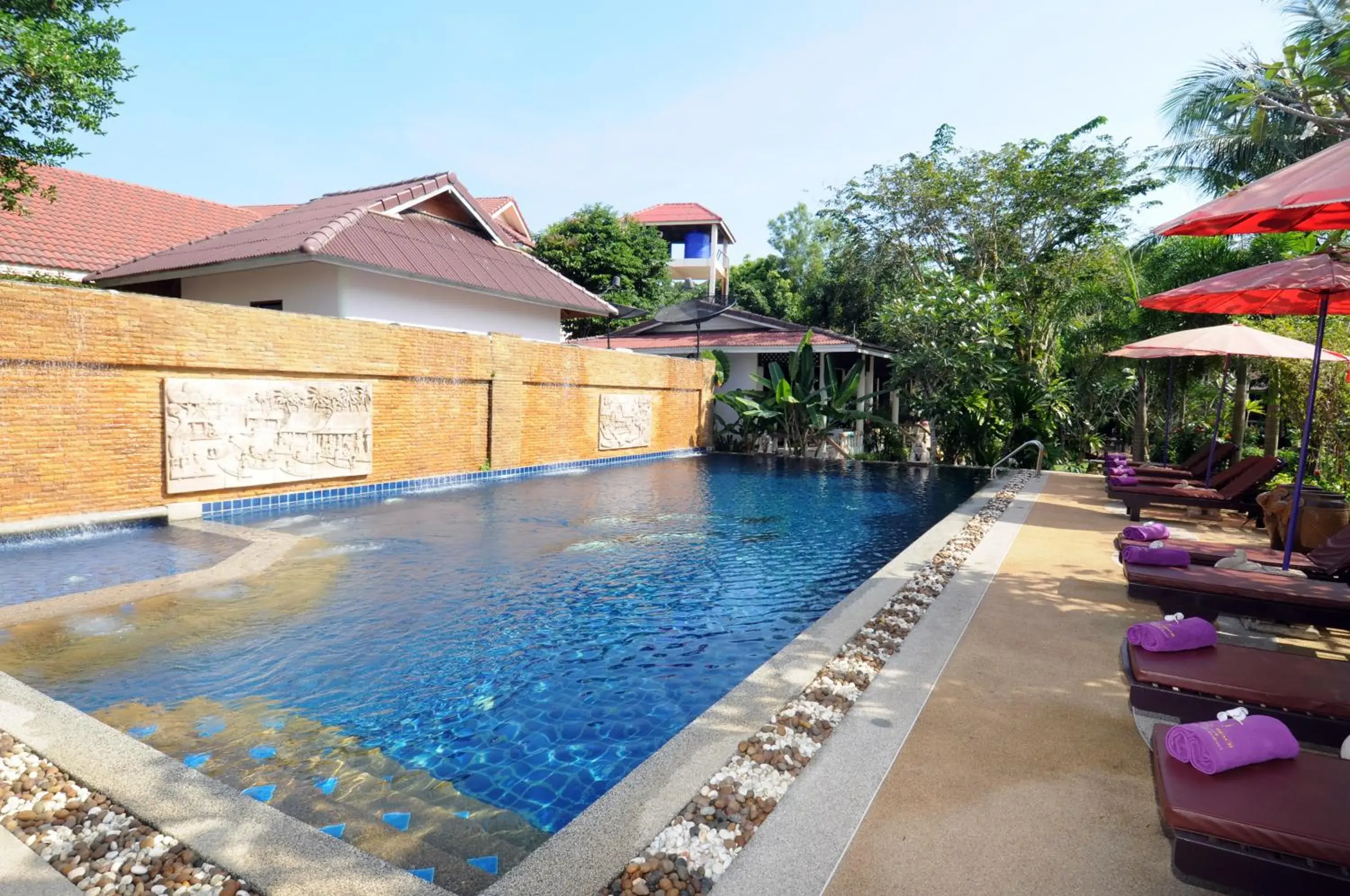 On site, Swimming Pool in Clean Beach Resort