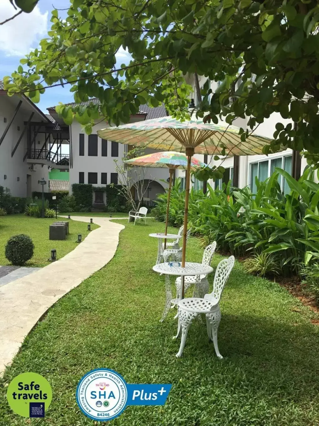 Quiet street view in Maryo Resort Chiangrai - SHA Plus Quiet street view in Maryo Resort Chiangrai - SHA Plus