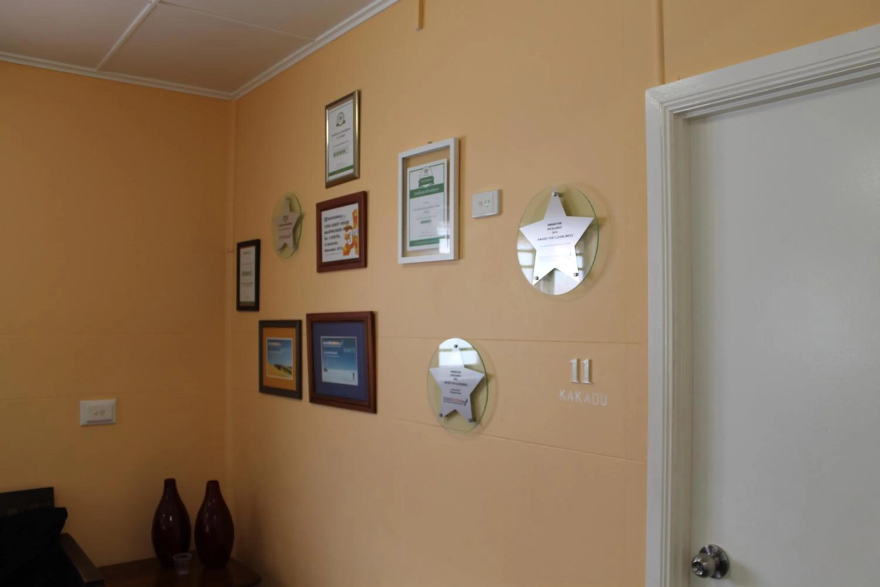 Decorative detail in Civic Guest House