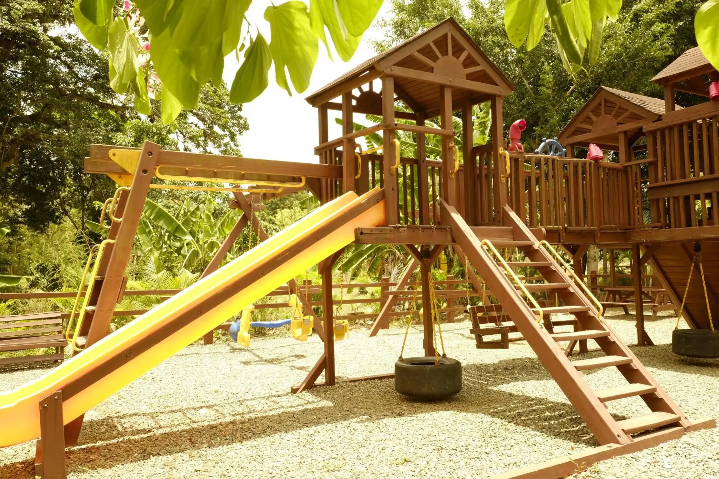 Children play ground, Children's Play Area in Hotel Gran Jimenoa