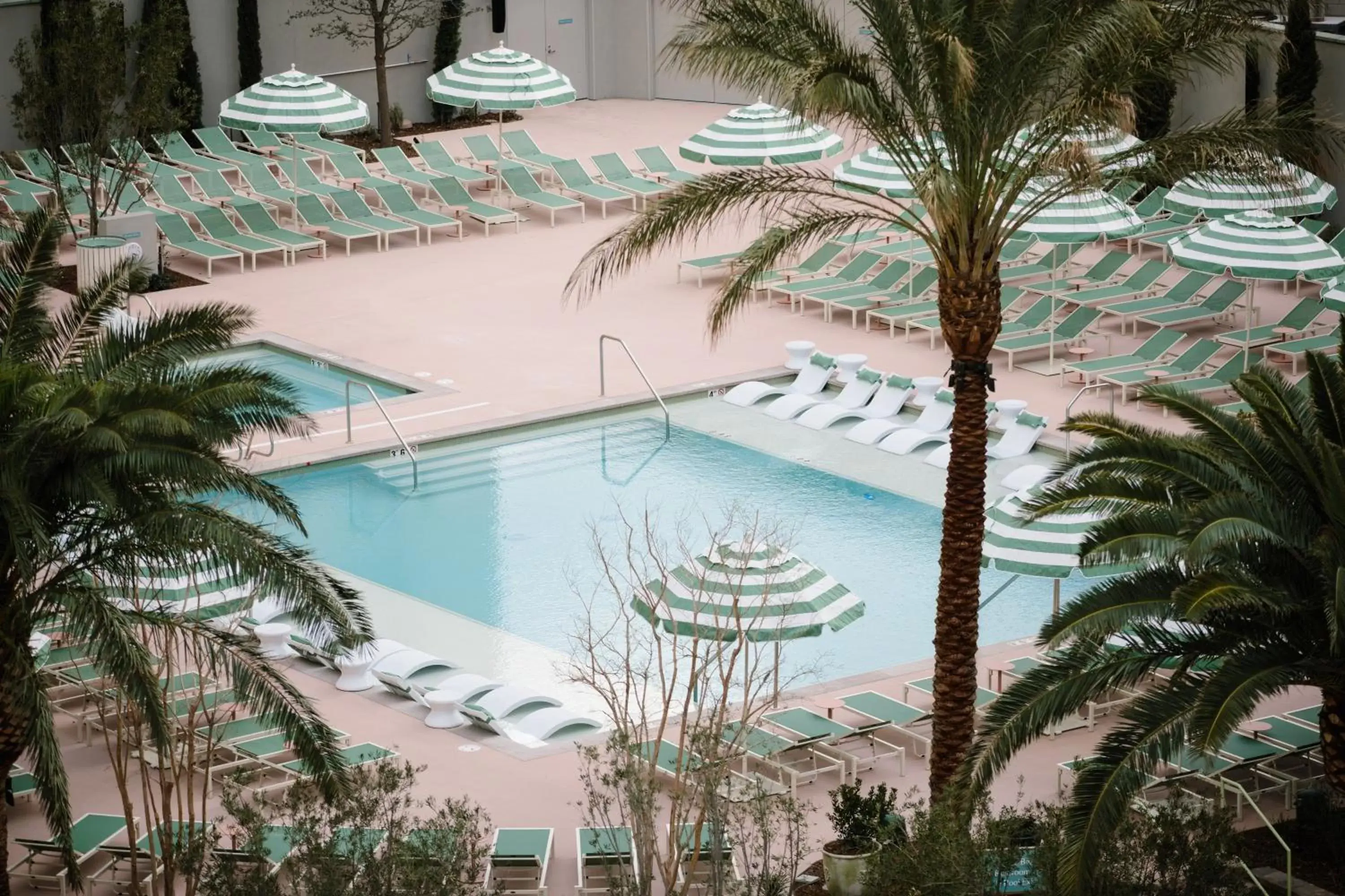 Swimming pool, Pool View in Park MGM Las Vegas