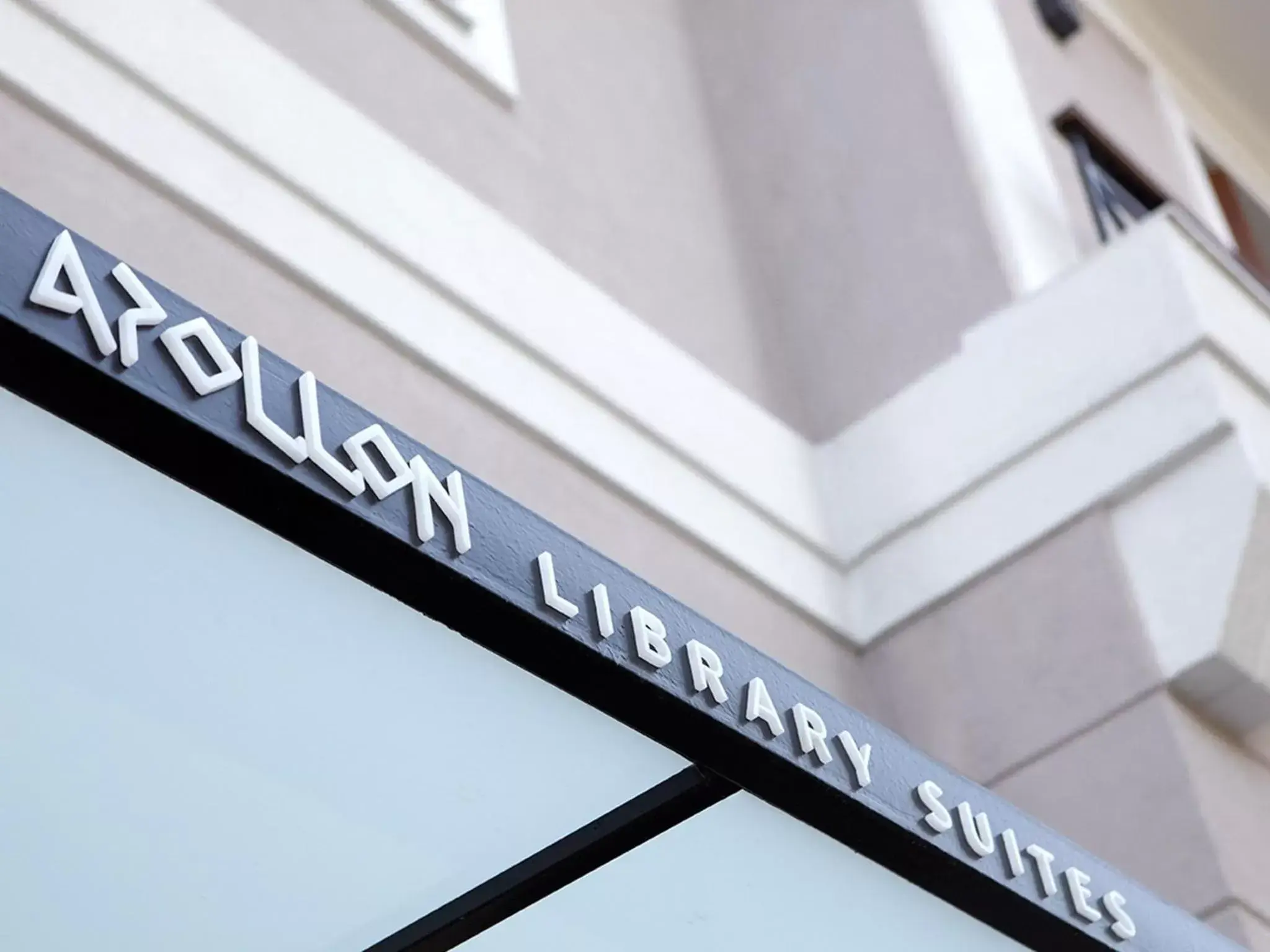 Facade/entrance, Property Logo/Sign in Apollon Library Suites