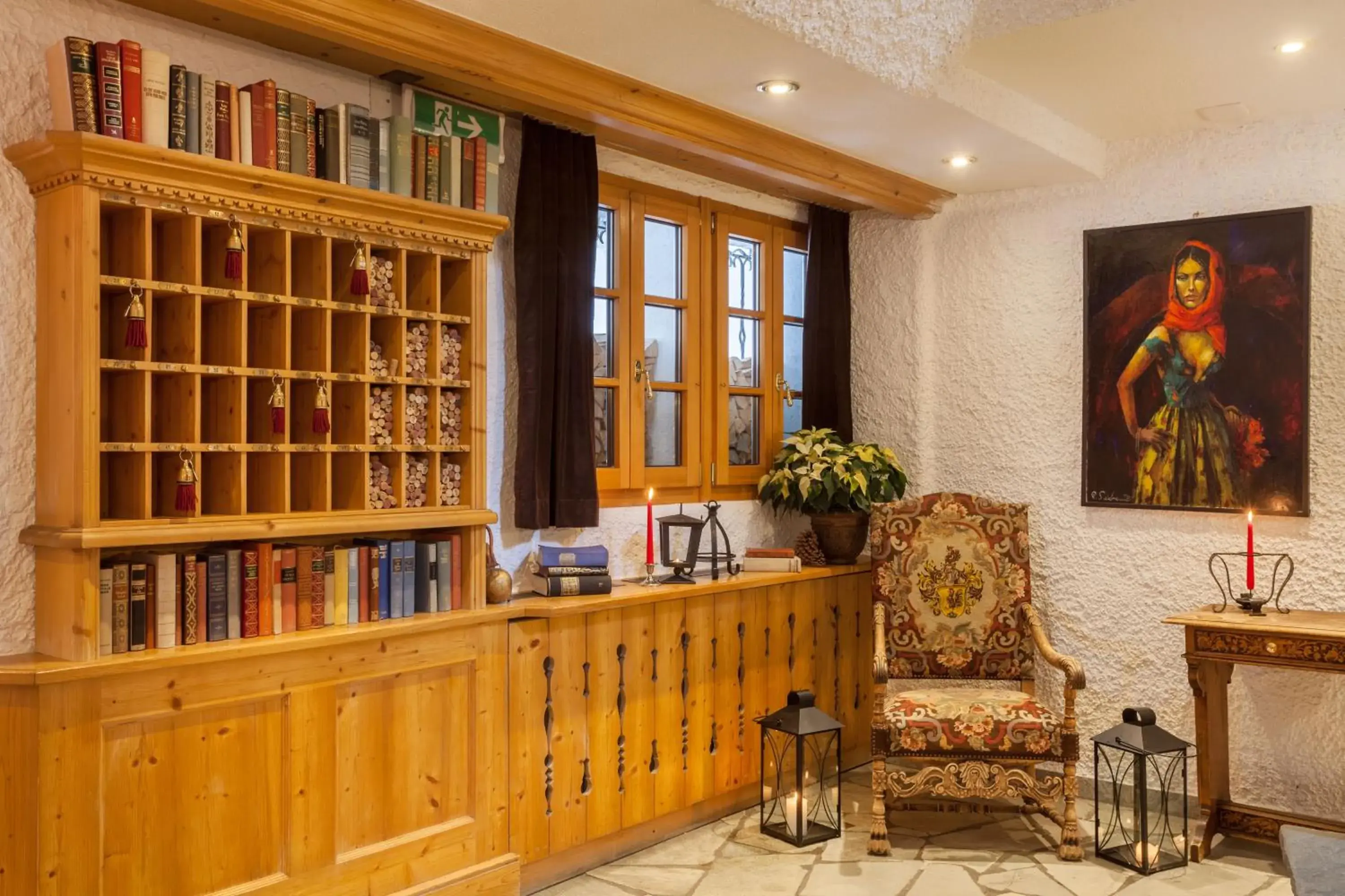 Lobby or reception in Hotel Walliserhof Zermatt